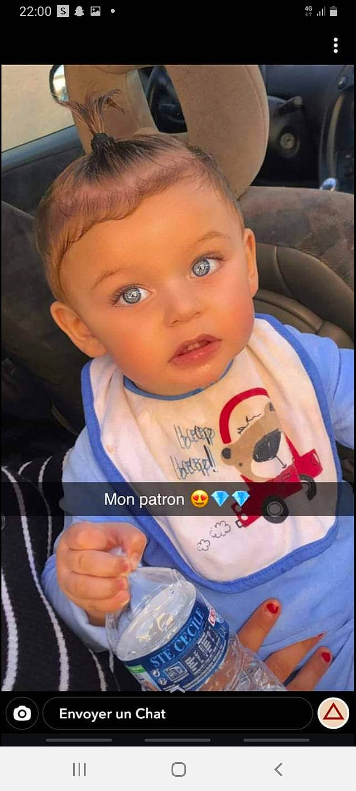 Rudy participe au concours pour gagner de l'argent avec cette photo : baby, baby_toddler_clothing, cheek, eye, eyelash, face, finger, forehead, gesture, hairstyle, happy, head, mouth, nose, organ, person, skin, sleeve, thumb, toddler