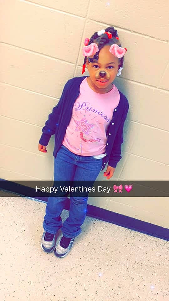 Ja'Nylah Todd is registered to the contest to win money with this photo: cap, child, child_model, clothing, cool, fashion_accessory, footwear, fun, hair_accessory, happy, headband, headgear, magenta, outerwear, person, pink, purple, sleeve, smile, t_shirt
