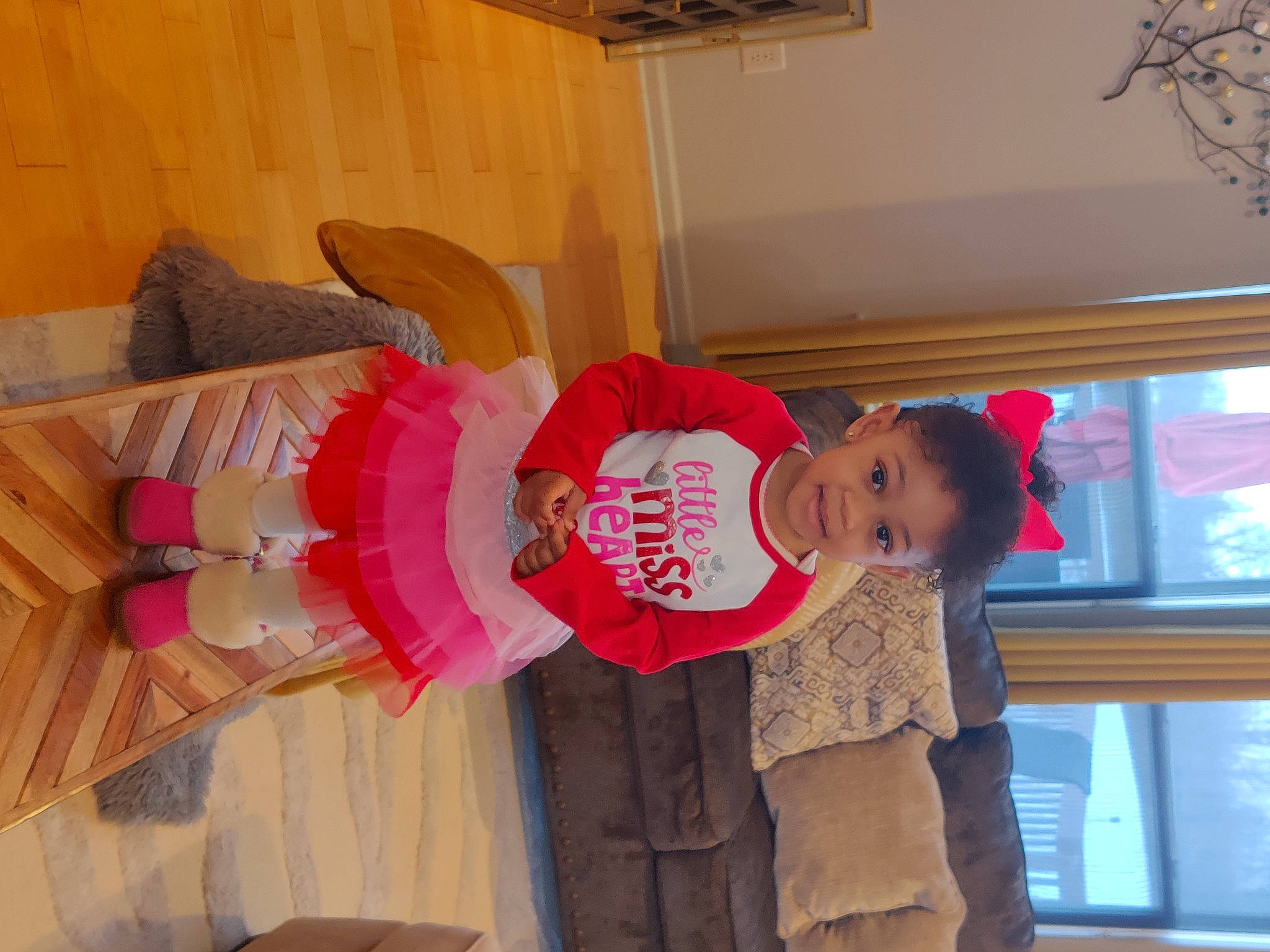 Denver joined the competition — help win amazing prizes! baby, baby_toddler_clothing, child, costume, event, fun, happy, hat, magenta, peach, person, pink, plant, room, toddler, tree, window