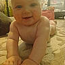 Zack joined the competition — help win amazing prizes! baby, smiling, indoor, carpet, hands, face, child, crawling, floor, person, infant, cute, home, soft_lighting, happy, skin, closeup, young_child, room, playful