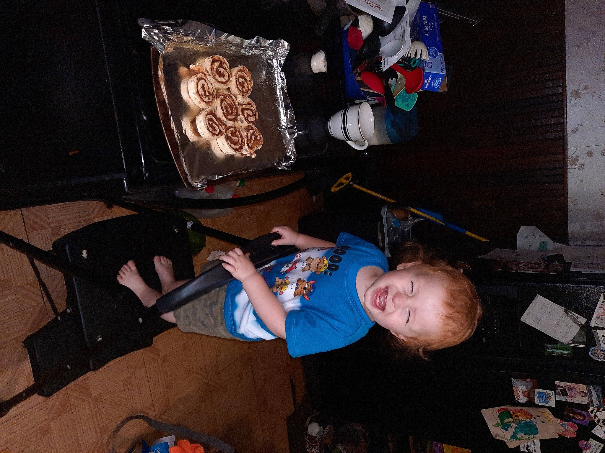 Charles joined the competition — help win amazing prizes! event, fun, hat, leisure, person, room, sitting, t_shirt, toddler