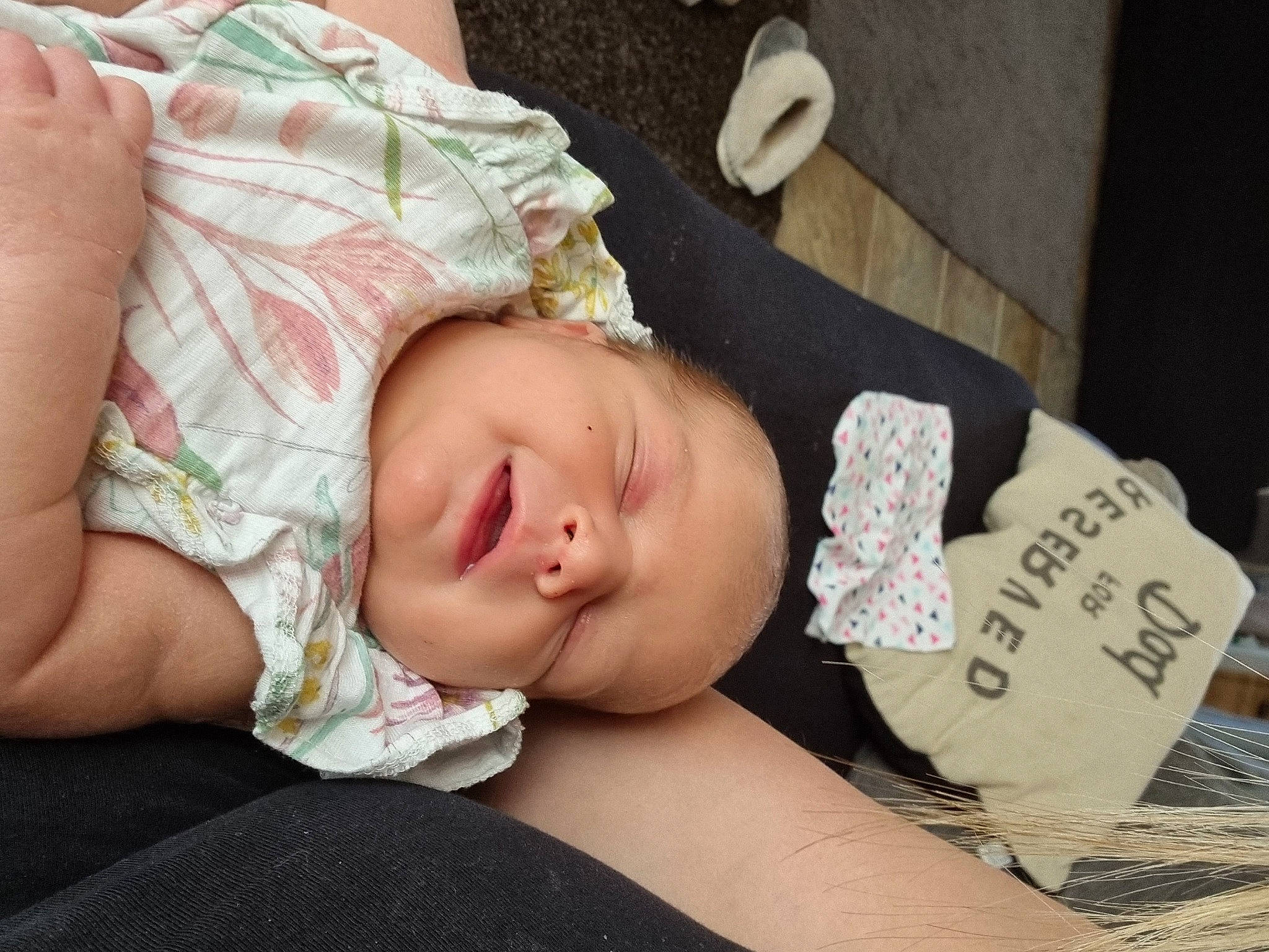 Lilly-mae joined the competition — help win amazing prizes! baby, baby_toddler_clothing, cheek, child, comfort, eyelash, fashion_accessory, finger, grass, hat, headgear, lip, nap, neck, pattern, person, sitting, skin, toddler, tree