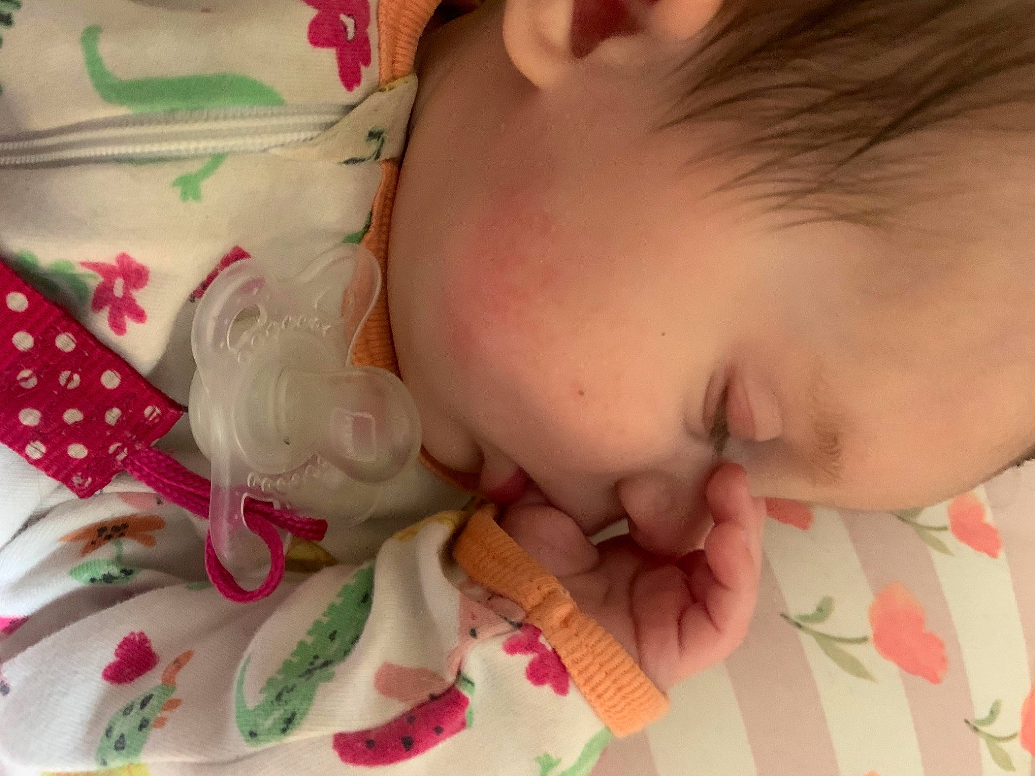 Octavia is registered to the contest to win money with this photo: baby, baby_sleeping, baby_toddler_clothing, cheek, comfort, ear, eyelash, finger, gesture, glasses, hand, happy, human_body, lip, mouth, nail, nose, person, pink, skin