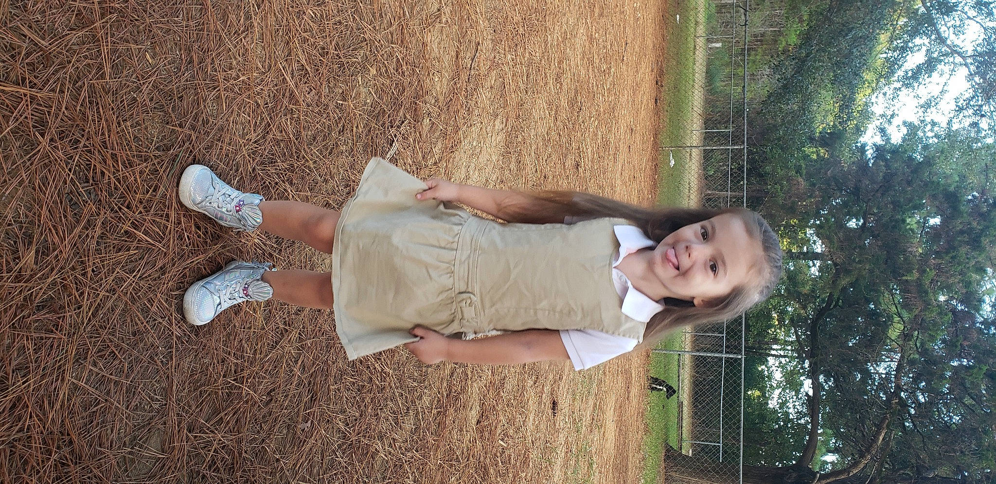 Arielle joined the competition — help win amazing prizes! child, elbow, foot, fun, grass, happy, human_leg, joy, knee, leisure, people_in_nature, person, sandal, shadow, sitting, soil, street_fashion, thigh, tints_and_shades, tree