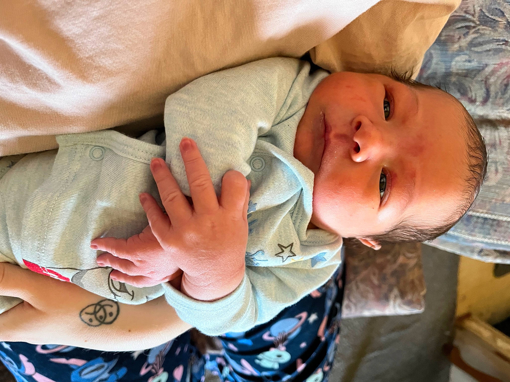 Finnley joined the competition — help win amazing prizes! arm, baby, baby_sleeping, baby_toddler_clothing, cheek, comfort, elbow, finger, gesture, hand, mouth, nail, nose, people, person, skin, sleeve, textile, thumb, toddler