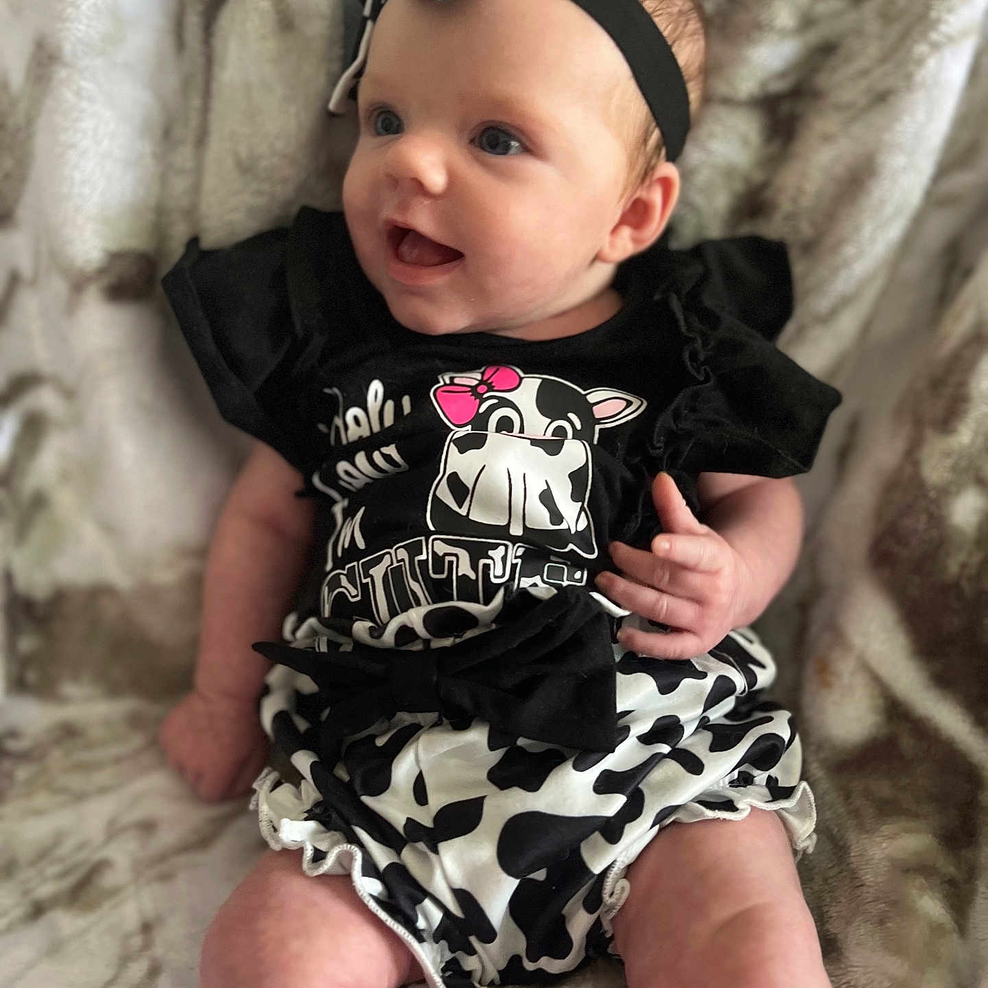 Zaria joined the competition — help win amazing prizes! accessories, baby, bodypart, clothing, dress, face, finger, hand, happy, head, headband, newborn, pants, person, photography, portrait, sitting, sleeve, smile, t_shirt