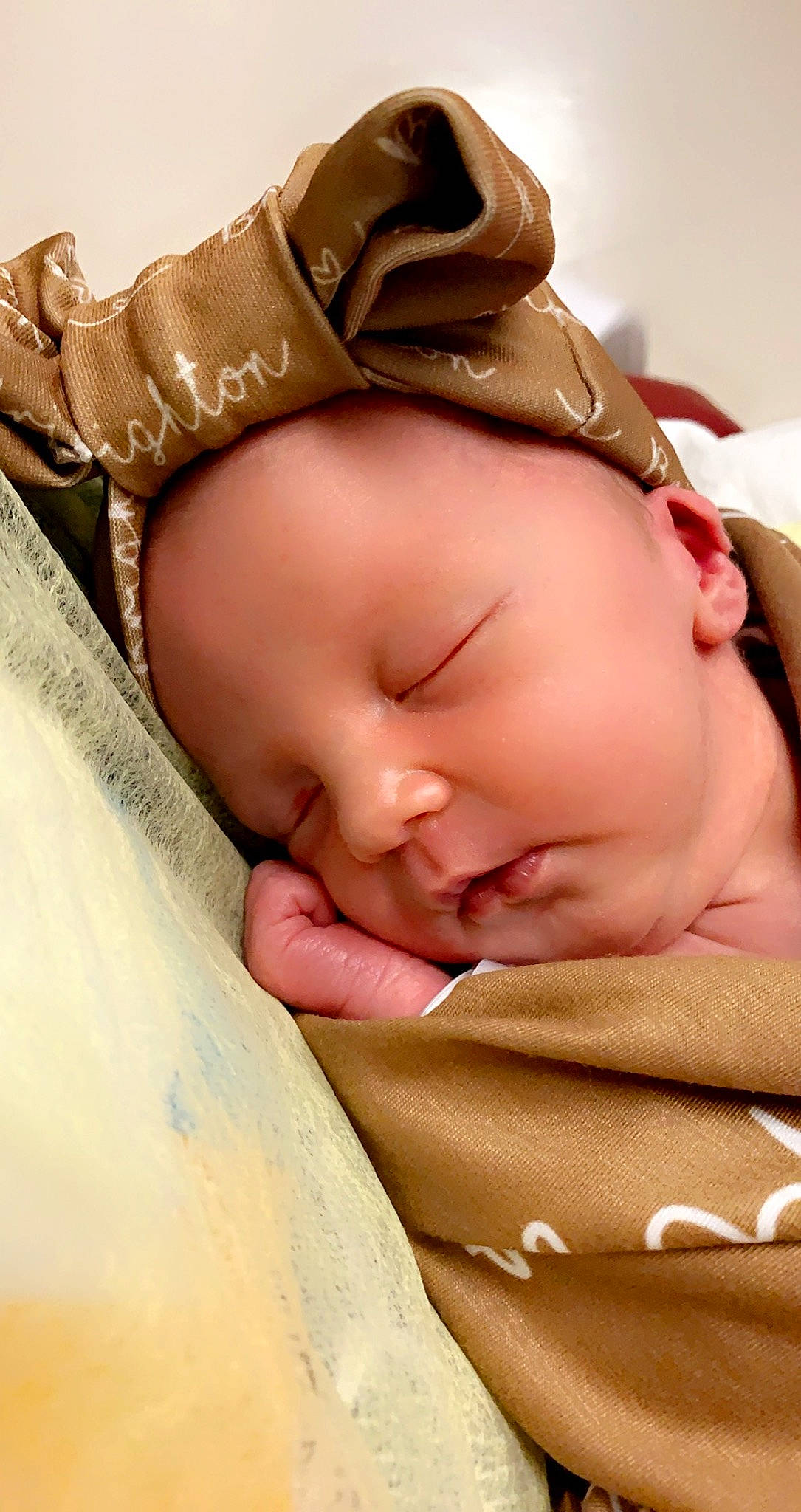 Brighton joined the competition — help win amazing prizes! baby, baby_sleeping, bedtime, beige, brown, cheek, child, close_up, comfort, costume_accessory, facial_expression, forehead, linens, lip, nap, person, skin, sleep, toddler