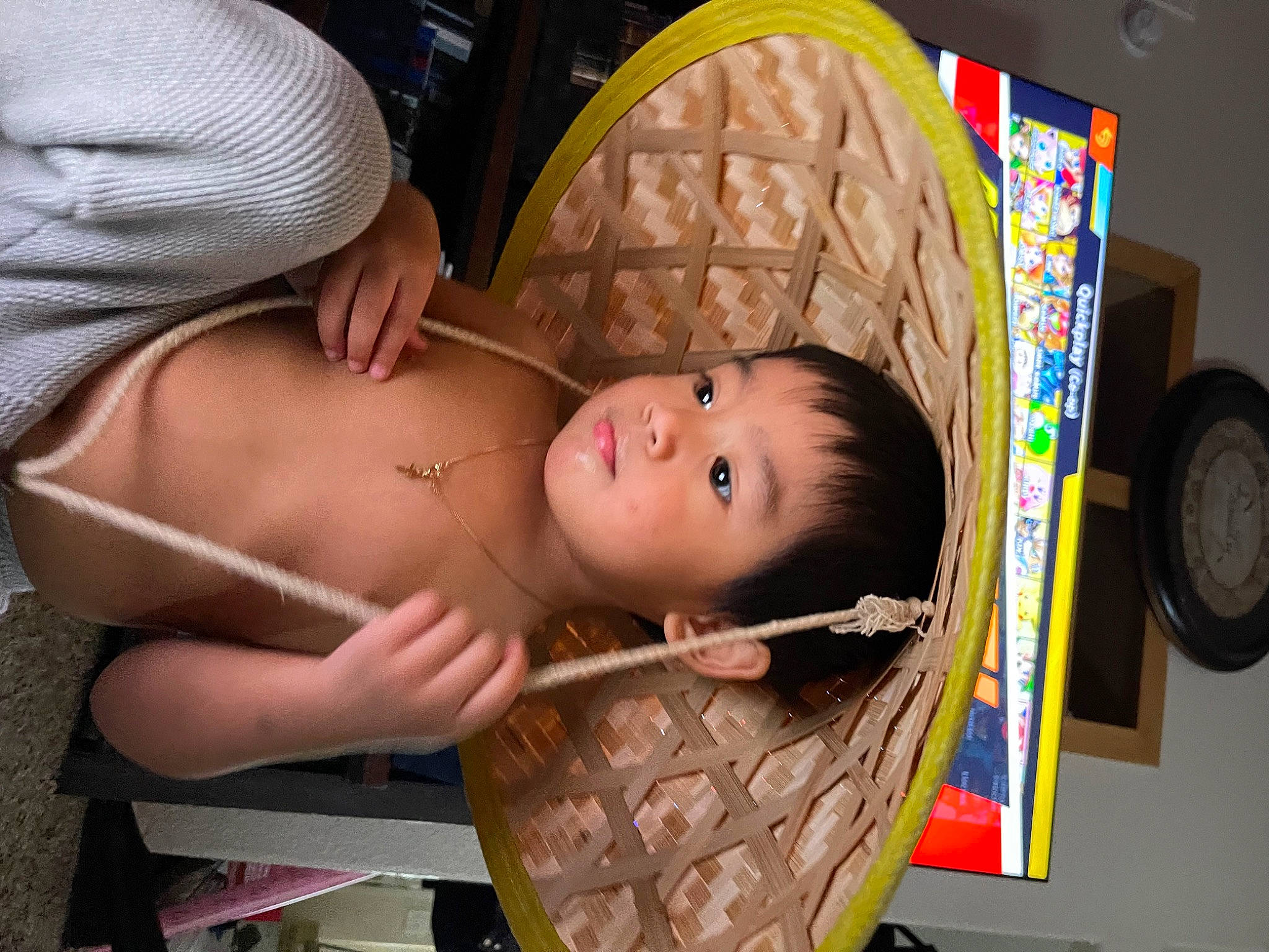 Atreus joined the competition — help win amazing prizes! abdomen, baby, baby_products, barechested, cheek, chest, child, flooring, fun, happy, mouth, navel, person, play, room, sitting, skin, stomach, toddler, trunk