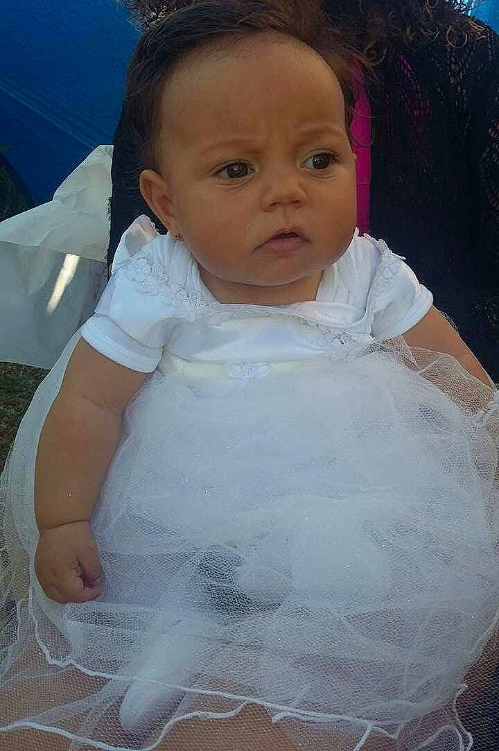 Naomy a rejoint le concours — aidez-le/la à gagner de superbes lots ! baby, cheek, child, dress, eye, face, forehead, head, iris, nose, person, skin, smile, toddler