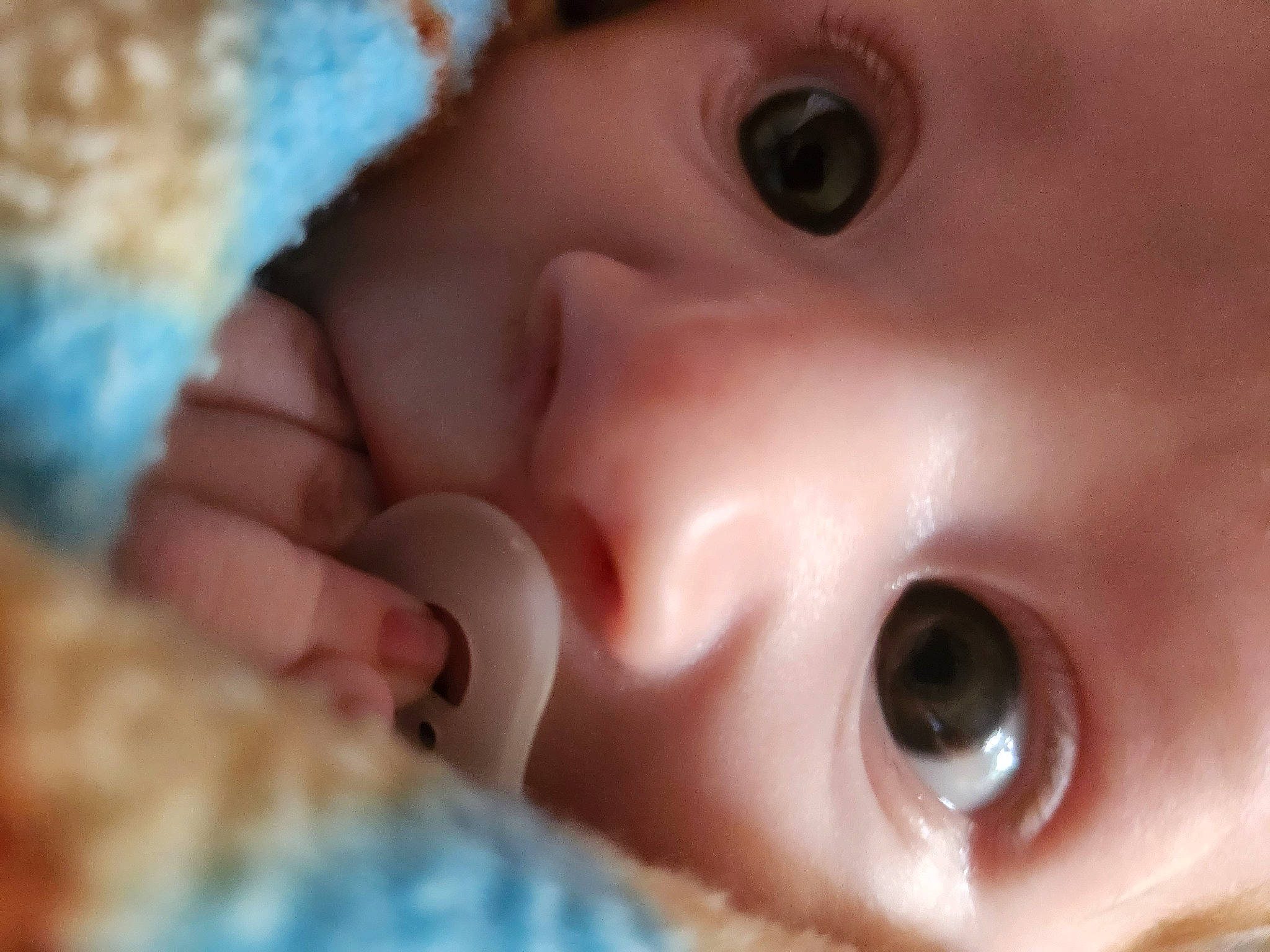 Amelia is registered to the contest to win money with this photo: baby, cheek, child, close_up, eye, eyebrow, eyelash, face, finger, happy, head, human_body, iris, lip, mouth, nail, nose, person, skin, smile