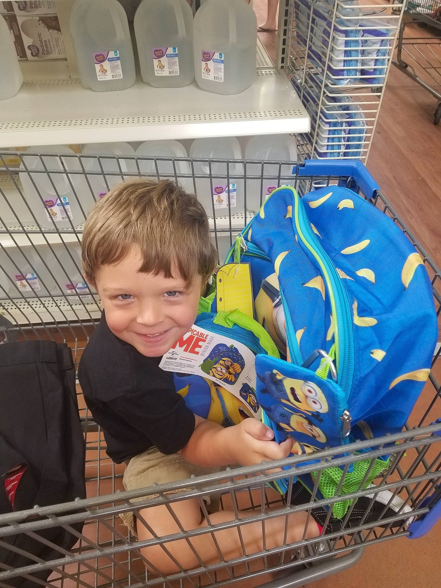 Franklin joined the competition — help win amazing prizes! baby, basket, child, joy, person, shopping_cart, toddler, vehicle