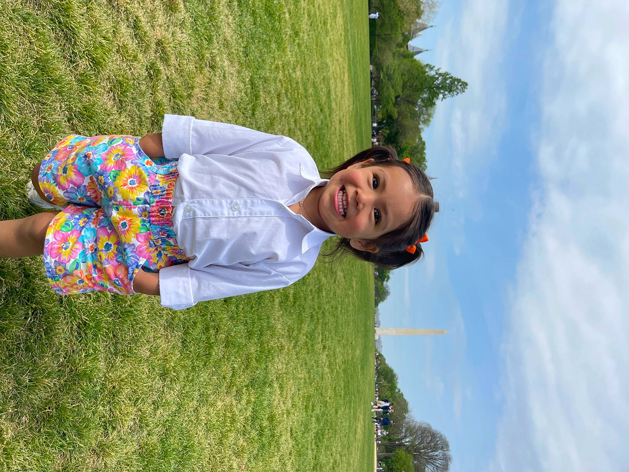 Izabelle joined the competition — help win amazing prizes! blue, child, cloud, fun, grass, grass_family, grassland, green, happy, human_leg, joy, landscape, leisure, meadow, people_in_nature, person, plant, recreation, shrub, sky