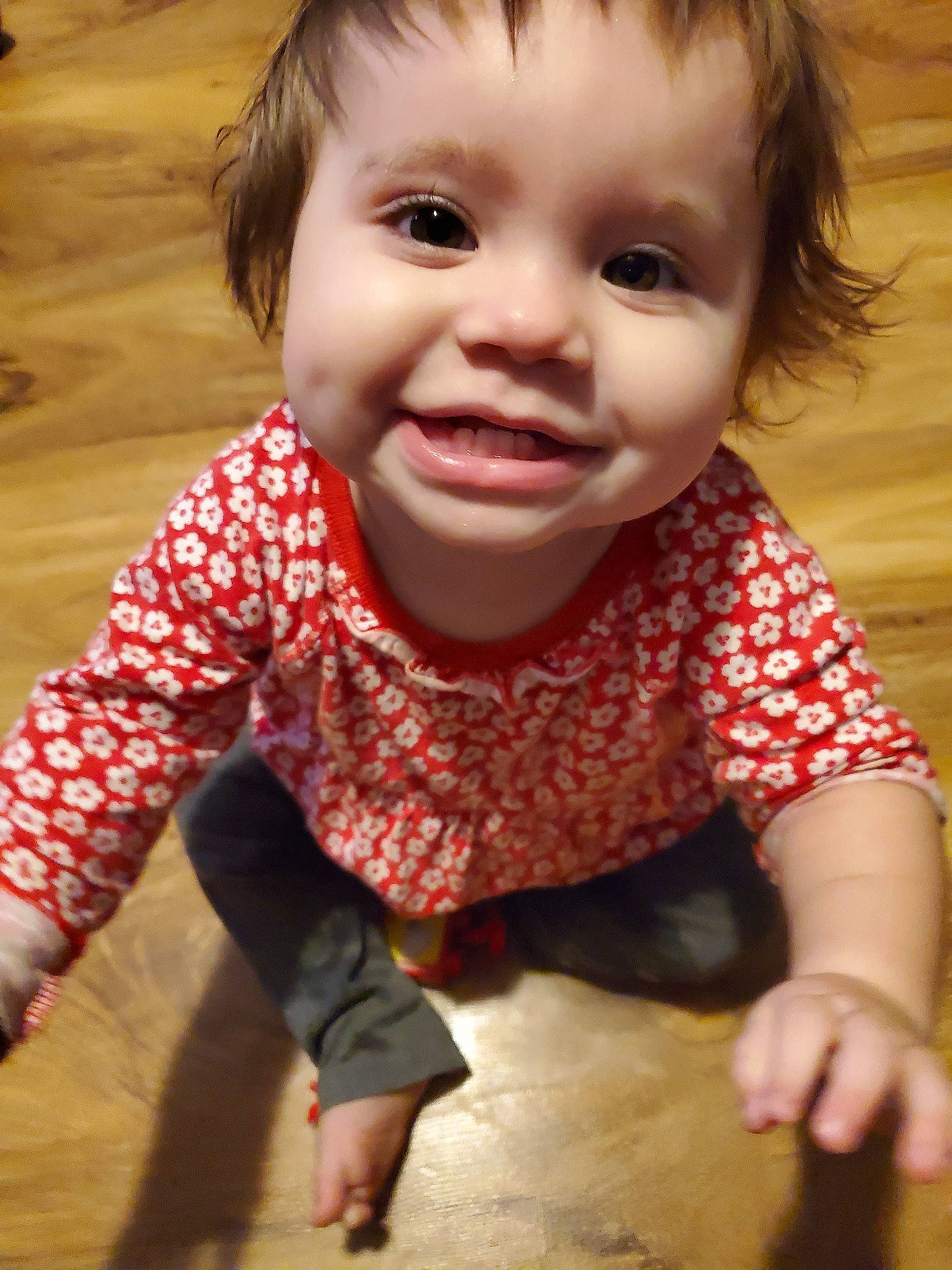 Kacie is registered to the contest to win money with this photo: baby, cheek, child, child_model, face, facial_expression, head, joy, lip, mouth, nose, person, play, skin, smile, toddler