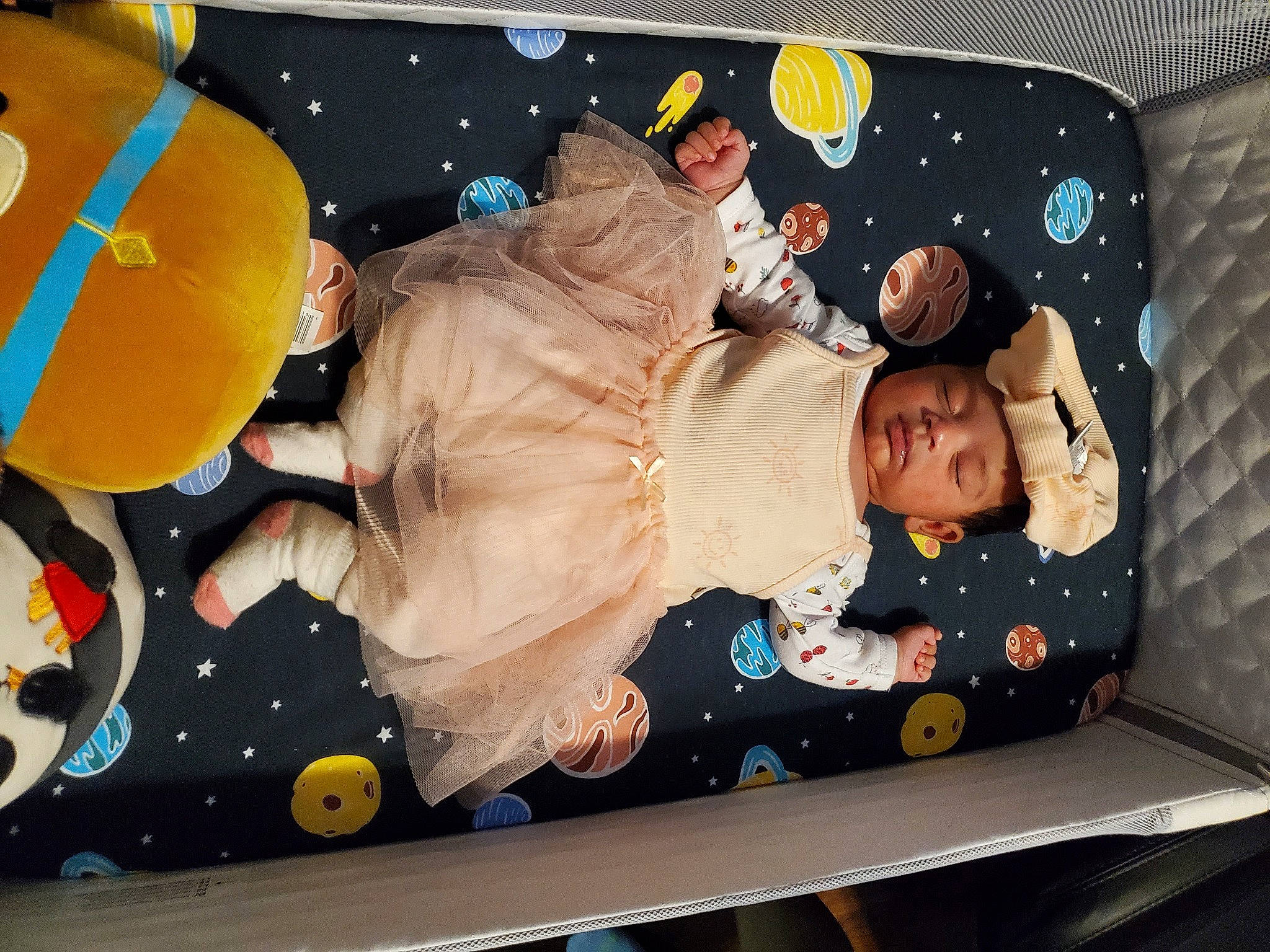 Artemis is registered to the contest to win money with this photo: baby, balloon, child, comfort, event, fun, headwear, leisure, pattern, person, recreation, room, smile, space, toddler, world