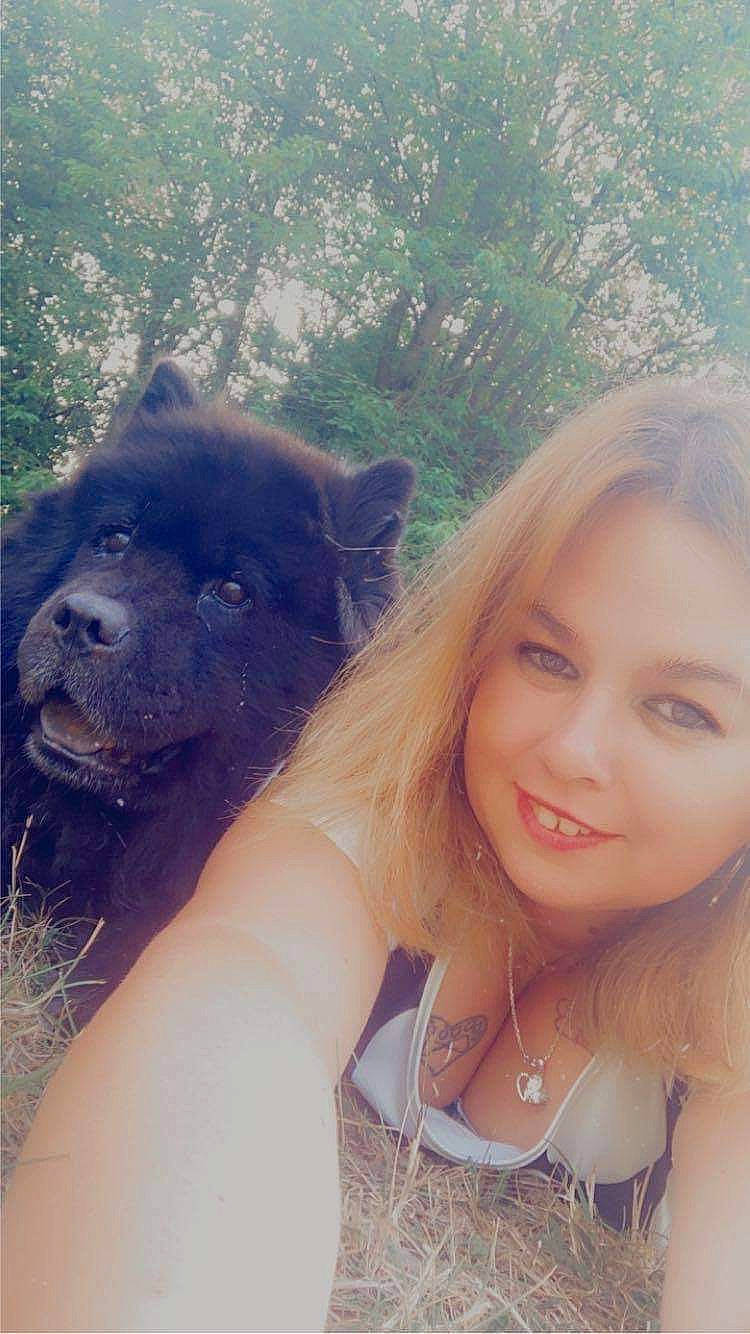 Gersey a rejoint le concours — aidez-le/la à gagner de superbes lots ! beauty, black_hair, canidae, carnivore, chow_chow, companion_dog, dog, dog_breed, ear, fawn, mammal, non_sporting_group, nose, photography, schipperke, selfie, smile