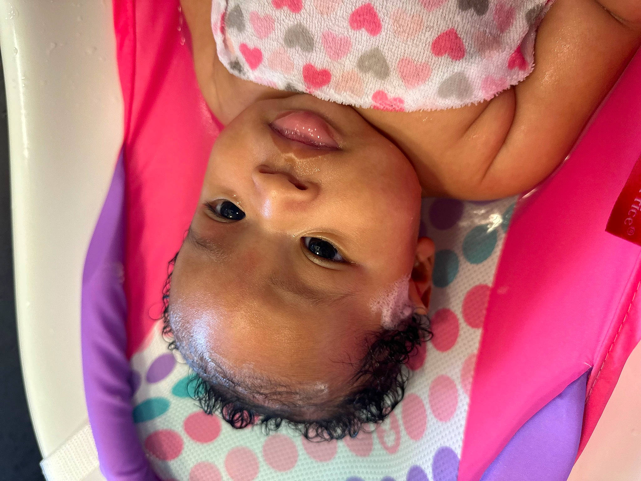 Silylah Capri is registered to the contest to win money with this photo: baby, baby_toddler_clothing, cap, cheek, child, eyelash, fashion_accessory, finger, happy, hat, head, lip, magenta, mouth, neck, nose, person, pink, skin, smile