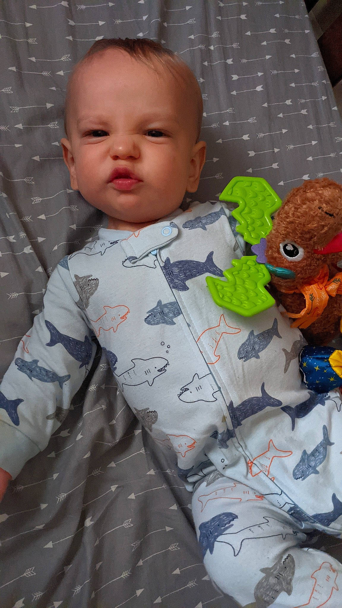 Anthony J. is registered to the contest to win money with this photo: baby, baby_toddler_clothing, cheek, child, cool, eye, head, human_body, iris, mouth, nose, pattern, person, plant, product, skin, sleeve, t_shirt, textile, toddler