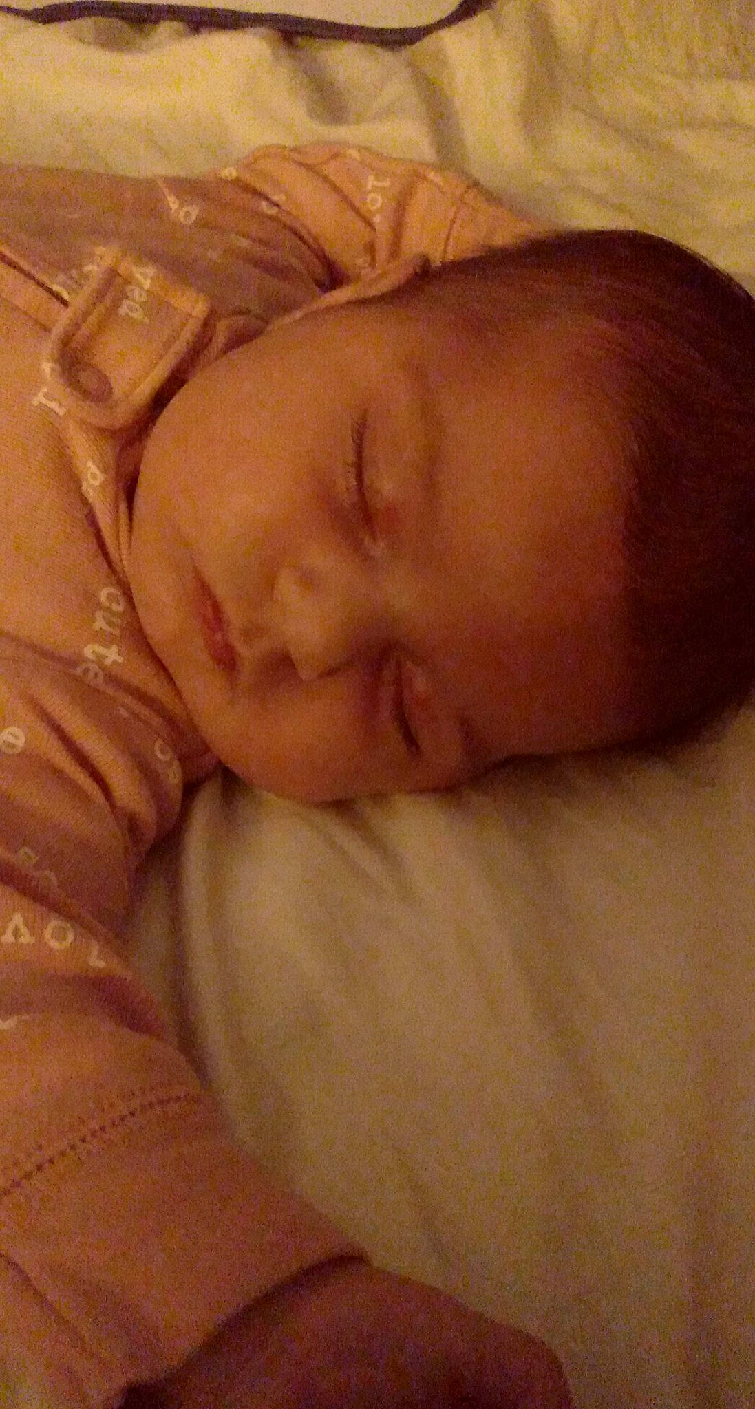 Theodora is registered to the contest to win money with this photo: baby, baby_sleeping, baby_toddler_clothing, bedtime, cheek, child, chin, comfort, eyebrow, facial_expression, forehead, linens, lip, nap, nose, person, skin, sleep, toddler