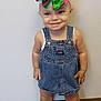 baby, cap, clothing, costume, face, footwear, hat, head, jeans, pants, person, photography, plant, portrait, pottedplant, sandal, shoe, shorts, sneaker, wood