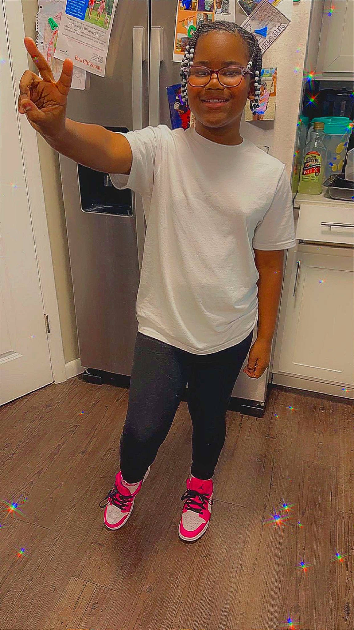 Garia joined the competition — help win amazing prizes! chest, cool, eyewear, flooring, fun, gesture, hat, headgear, human_leg, joint, joy, knee, person, shoe, shorts, shoulder, sleeve, sportswear, t_shirt, thigh