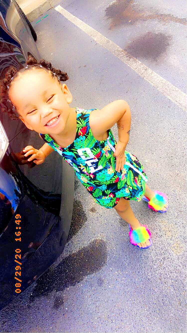 Aminah joined the competition — help win amazing prizes! baby_toddler_clothing, child, foot, joy, nose, party_supply, person, play, sandal, toddler