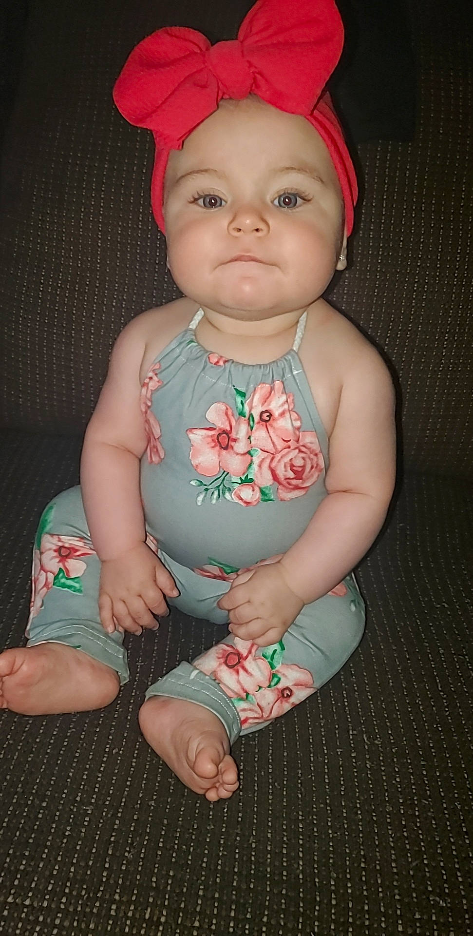 Viviana is registered to the contest to win money with this photo: baby, baby_toddler_clothing, cheek, child, headgear, person, pink, skin, smile, toddler