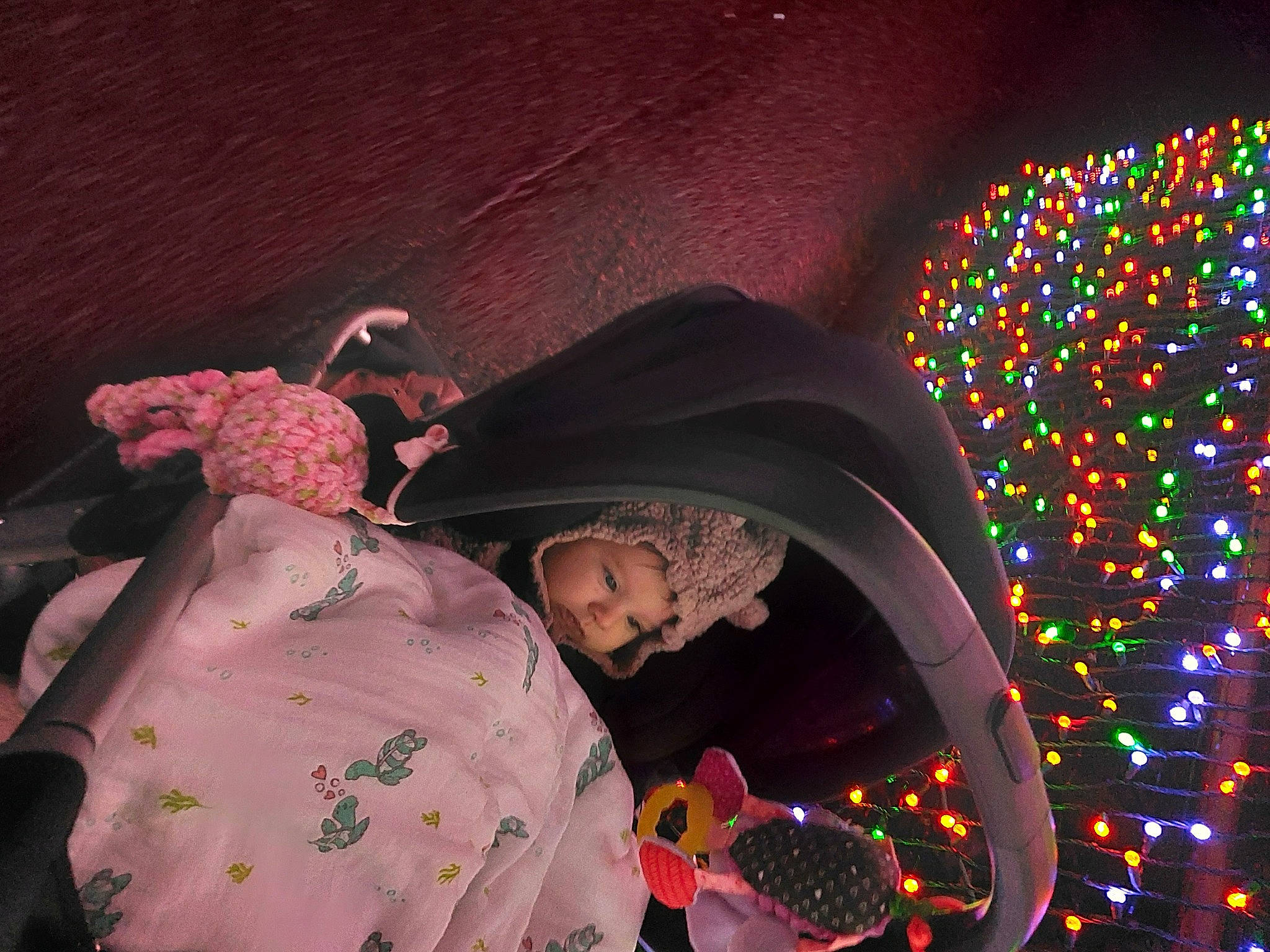 Penelope joined the competition — help win amazing prizes! carmine, cg_artwork, circle, darkness, entertainment, event, fashion_accessory, fun, hat, headwear, holiday, light, lighting, magenta, midnight, night, pattern, person, pink, purple