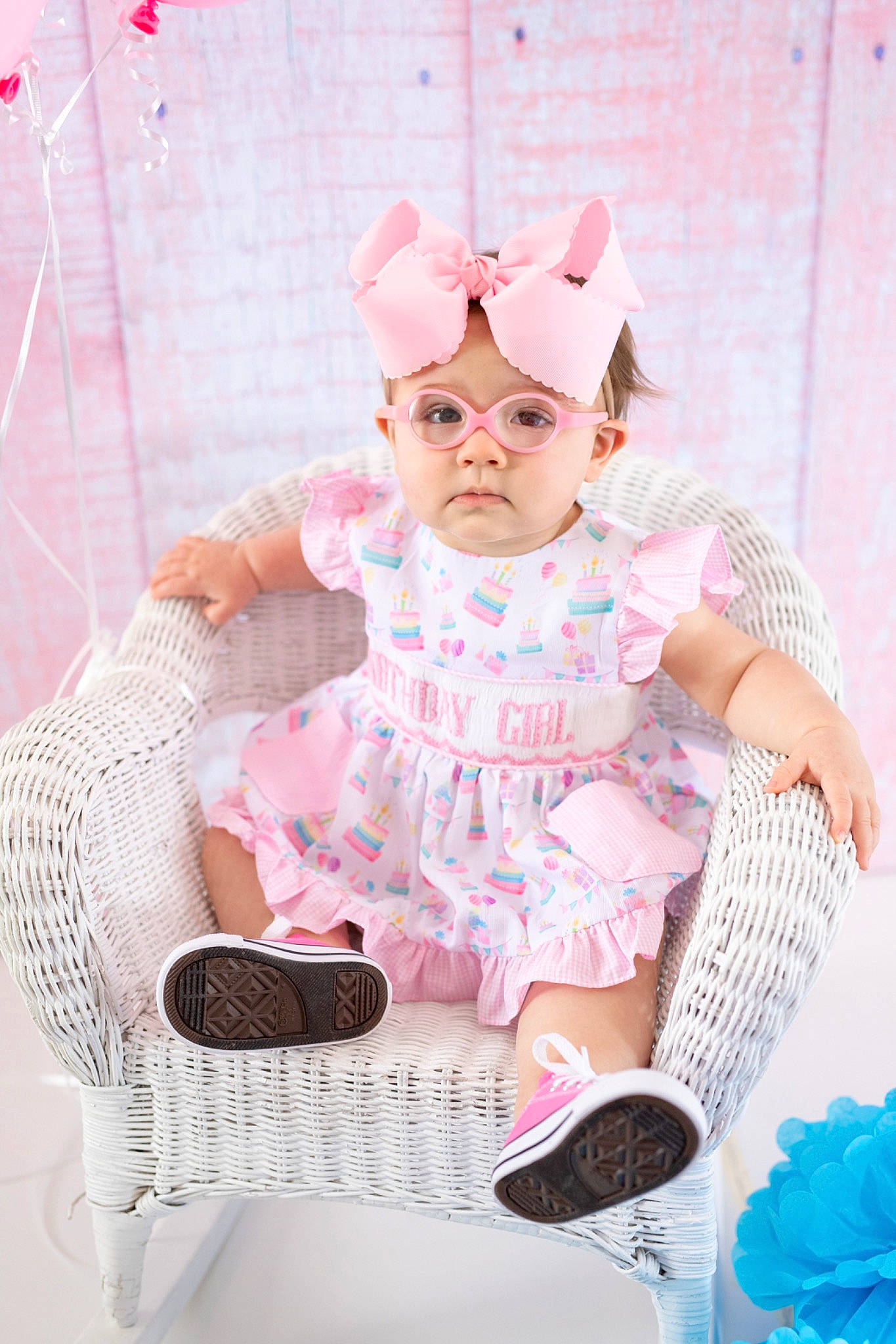 Everleigh is registered to the contest to win money with this photo: baby, baby_products, baby_toddler_clothing, child, dress, event, eyewear, fun, goggles, happy, headwear, leisure, magenta, pattern, person, pink, purple, shoe, sitting, sneakers