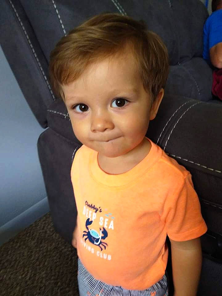 Ayden joined the competition — help win amazing prizes! automotive_exterior, baby_toddler_clothing, blond, cheek, cool, electric_blue, eye, eyelash, forehead, fun, hairstyle, happy, iris, lip, nose, person, skin, sleeve, t_shirt, toddler