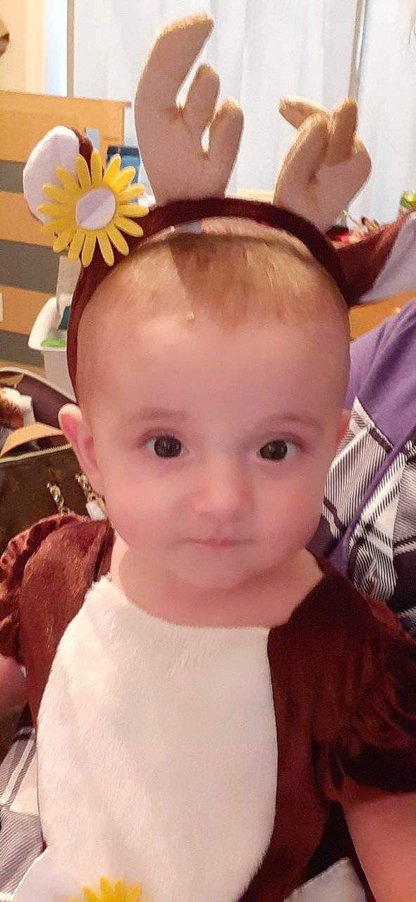 Robynn joined the competition — help win amazing prizes! baby, baby_toddler_clothing, cheek, cool, dress, ear, eye, eyebrow, eyelash, hairstyle, happy, head, human_body, iris, neck, person, petal, pink, skin, toddler