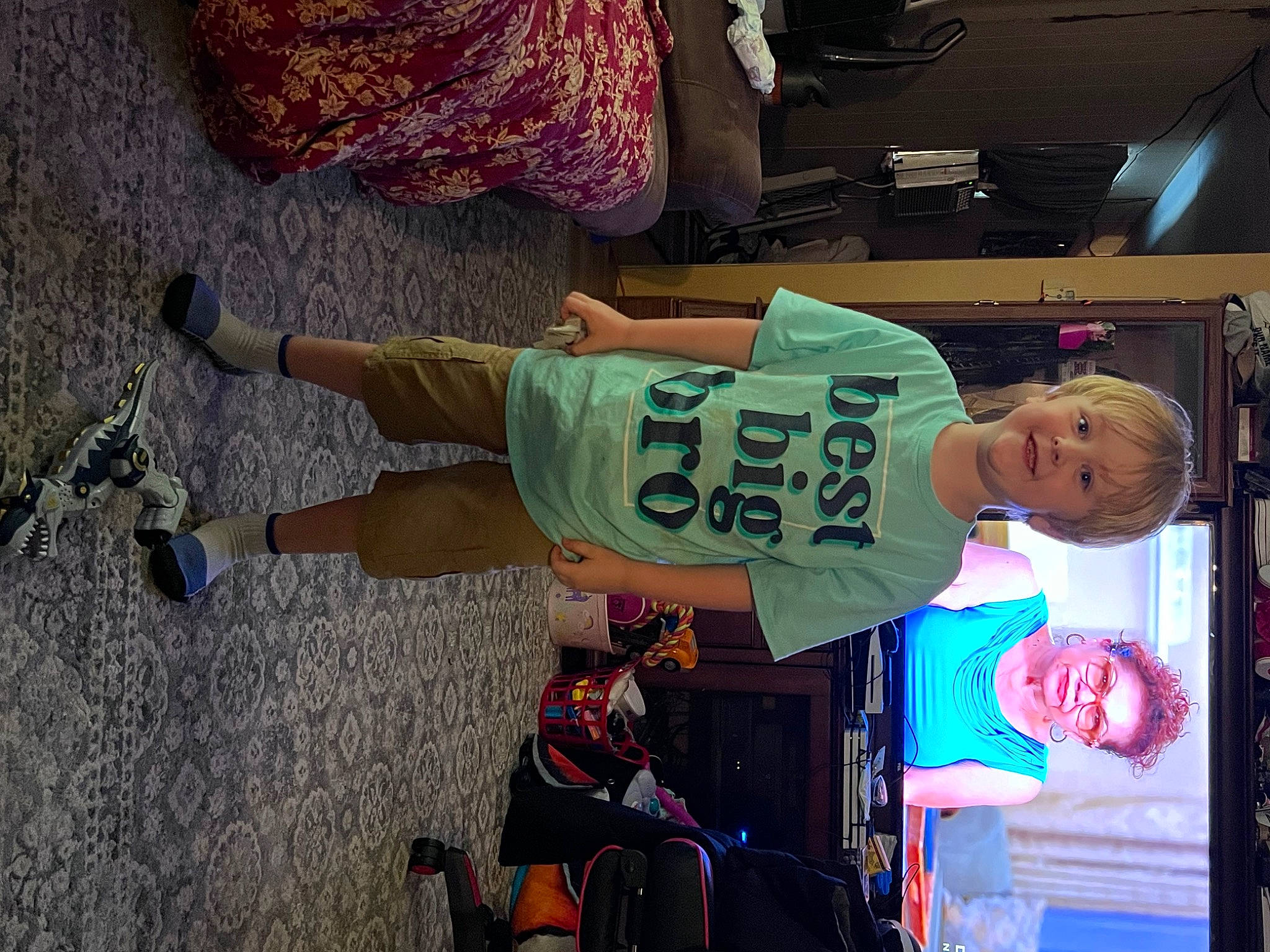 Braxton is registered to the contest to win money with this photo: child, fun, happy, human_leg, joy, leisure, magenta, person, pink, sandal, shorts, smile, t_shirt, thigh, toddler, vacation