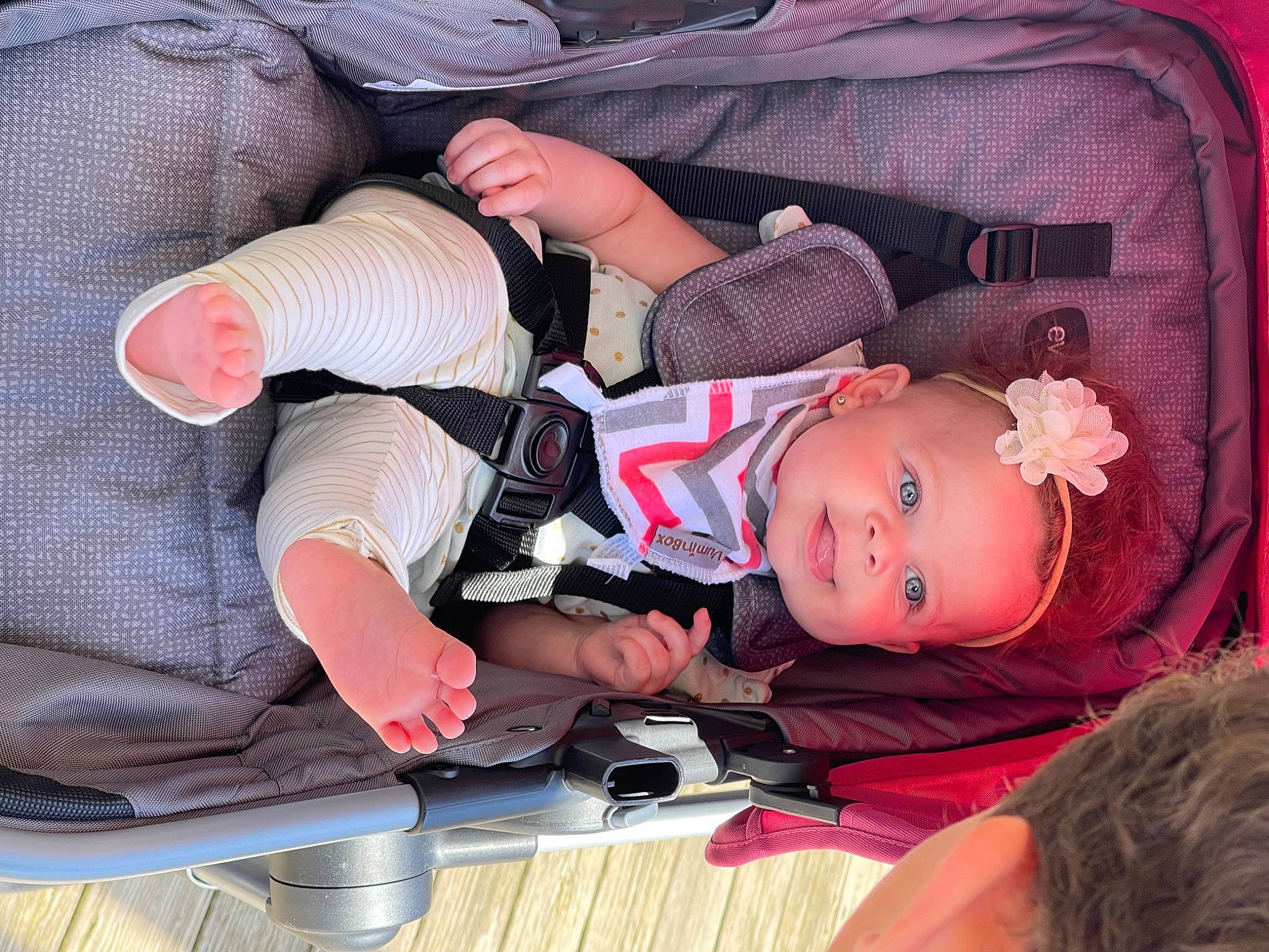 Nyla joined the competition — help win amazing prizes! arm, baby, baby_carriage, baby_products, baby_toddler_clothing, carmine, cheek, child, comfort, finger, hat, joy, lap, nail, pattern, people, person, plant, product, sitting