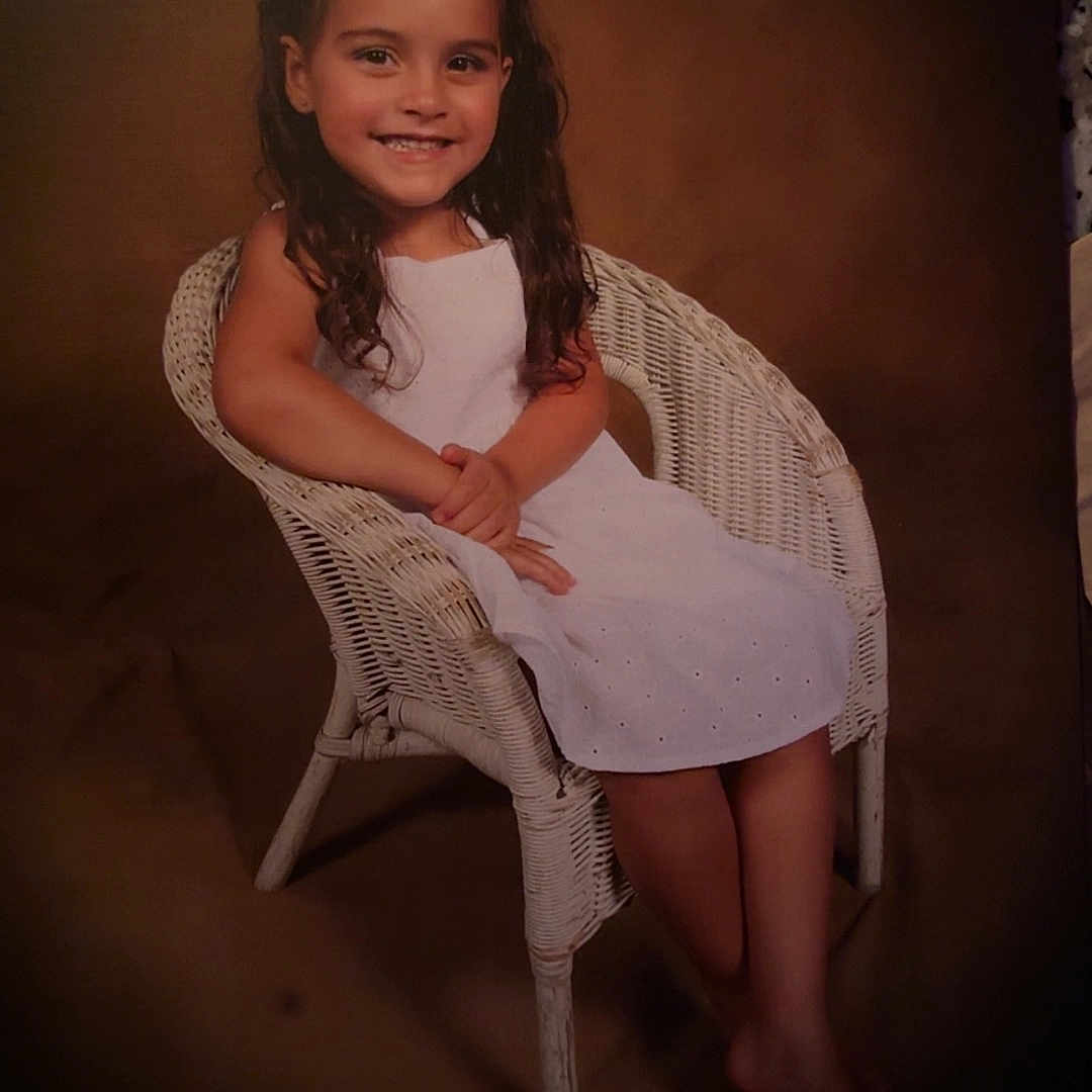 Ava joined the competition — help win amazing prizes! bodypart, chair, child, clothing, dress, eveningdress, face, fashion, female, finger, formalwear, furniture, girl, hand, happy, head, person, photography, portrait, smile