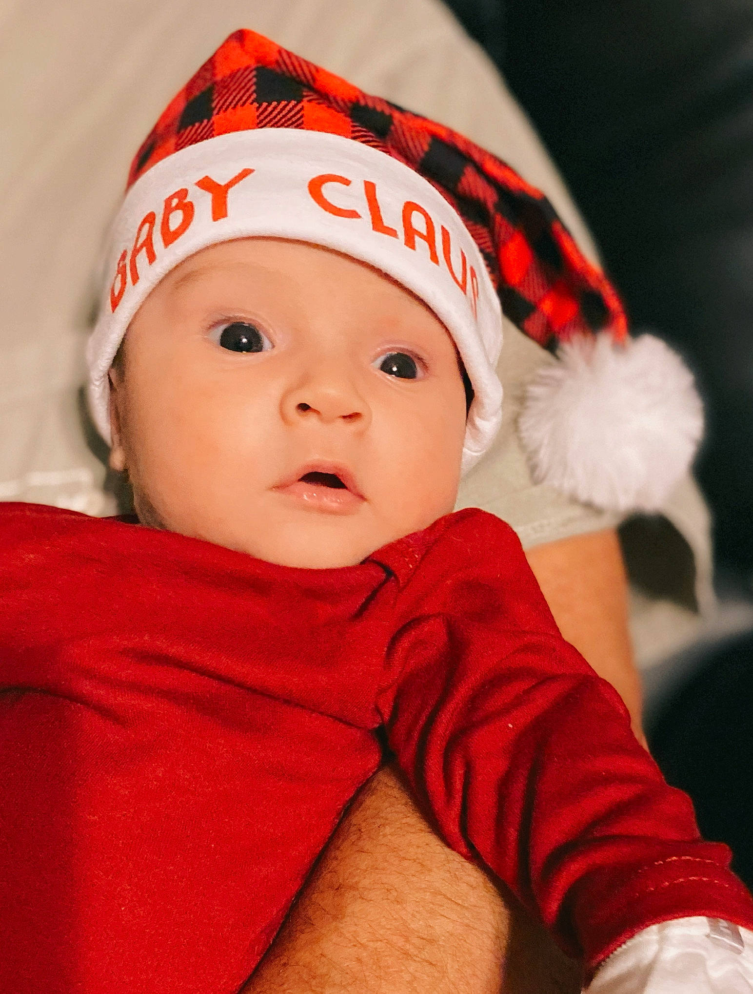 Noel joined the competition — help win amazing prizes! baby, baby_toddler_clothing, beanie, cap, carmine, cheek, child, christmas, christmas_eve, close_up, costume_hat, fashion_accessory, fun, fur, happy, headwear, holiday, lip, person, portrait_photography