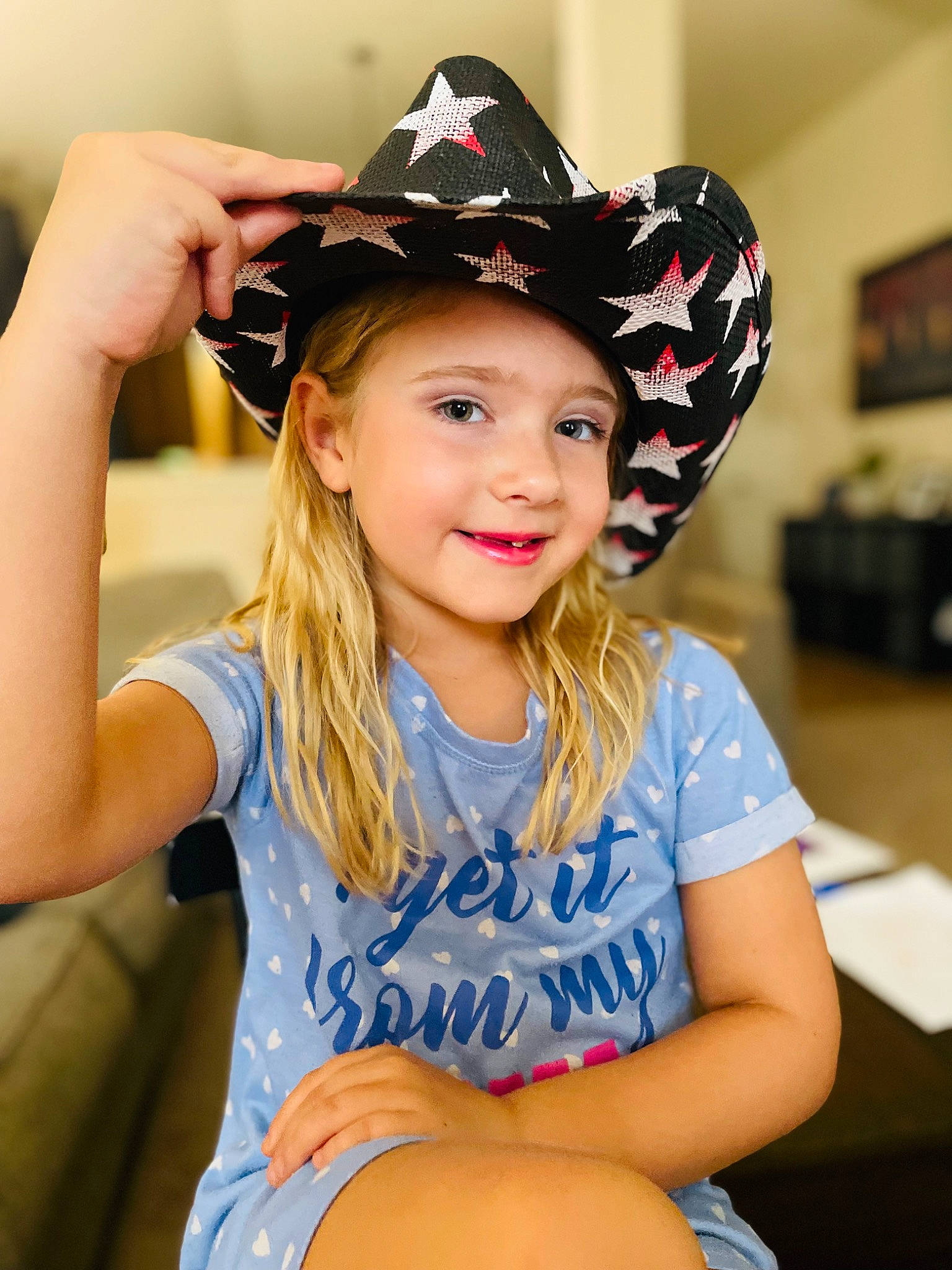 Izabelle is registered to the contest to win money with this photo: beauty, cool, costume_hat, electric_blue, eye, face, fashion_design, flash_photography, fun, hairstyle, happy, hat, headgear, headwear, helmet, joy, lip, neck, person, skin