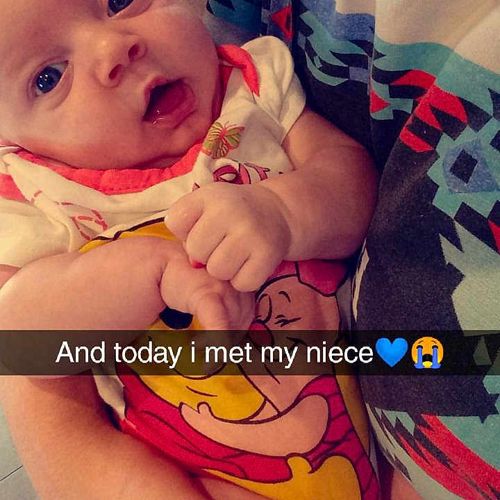 Kali is registered to the contest to win money with this photo: abdomen, arm, baby, cheek, child, finger, hand, happy, leg, mouth, neck, nose, person, photo_caption, photography, product, selfie, skin, thigh, thumb