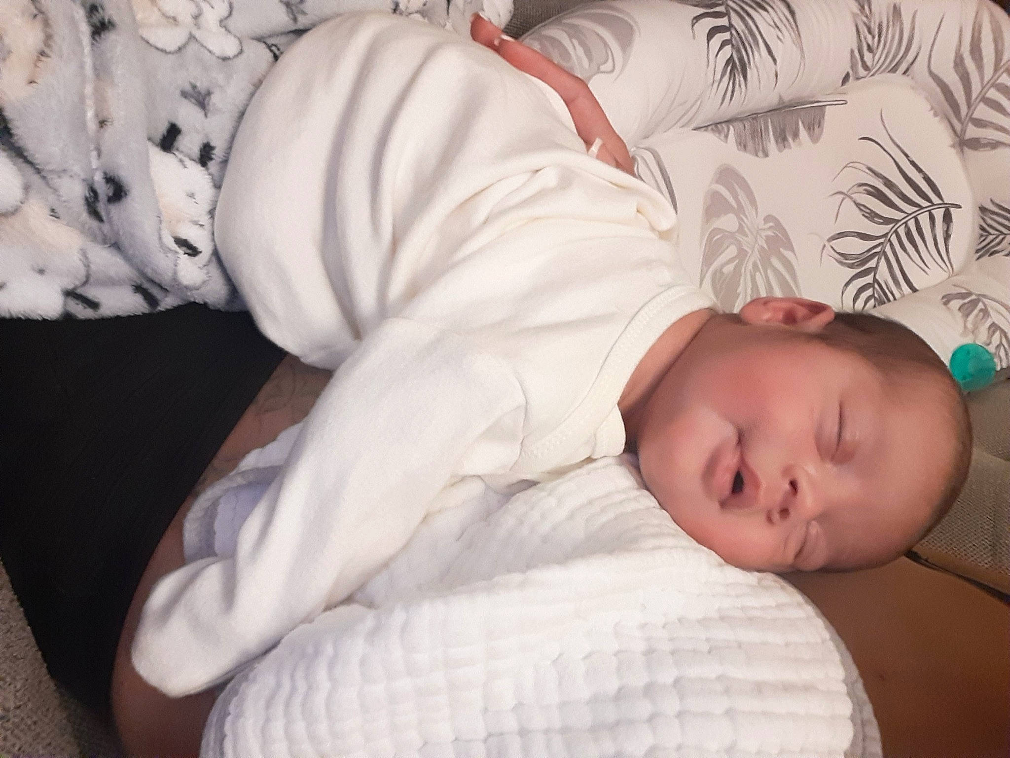 Elias is registered to the contest to win money with this photo: baby, baby_toddler_clothing, bedding, bedtime, child, comfort, flesh, head, linens, nap, pattern, person, room, sitting, skin, sleep, sleeve, textile, toddler, tree