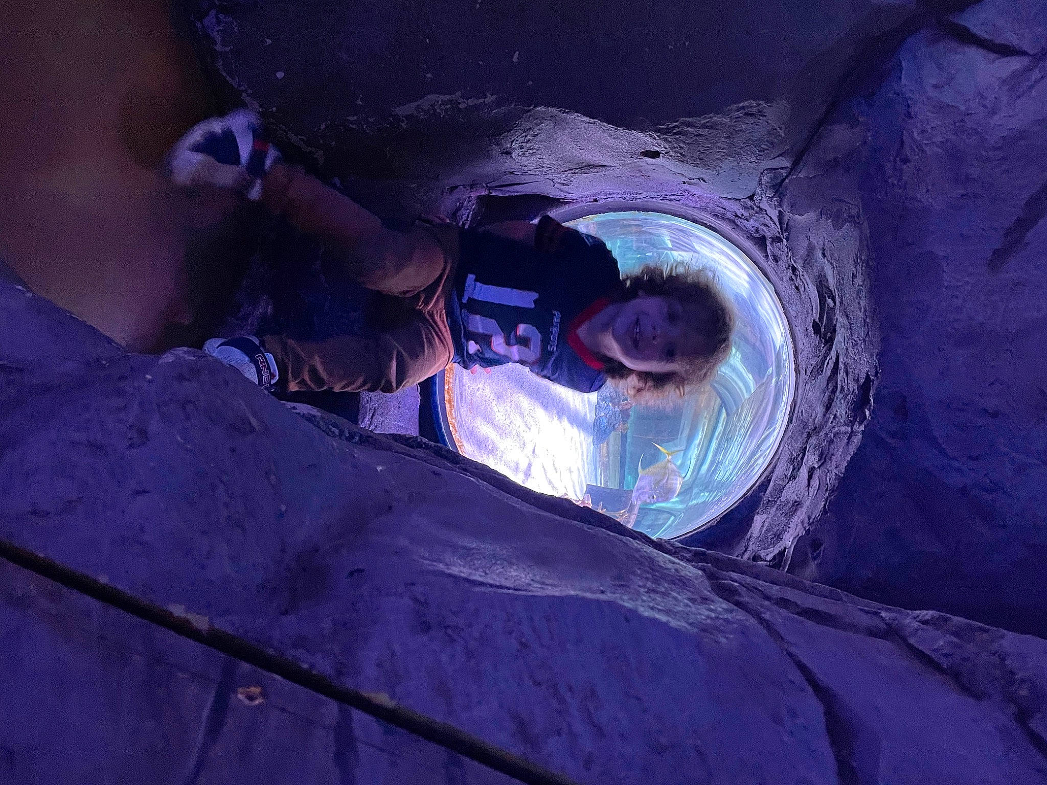 Jayce is registered to the contest to win money with this photo: auto_part, automotive_lighting, automotive_tire, automotive_wheel_system, blue_collar_worker, circle, darkness, electric_blue, flash_photography, gas, headlamp, helmet, joy, mechanic, miner, person, personal_protective_equipment, purple, recreation, space