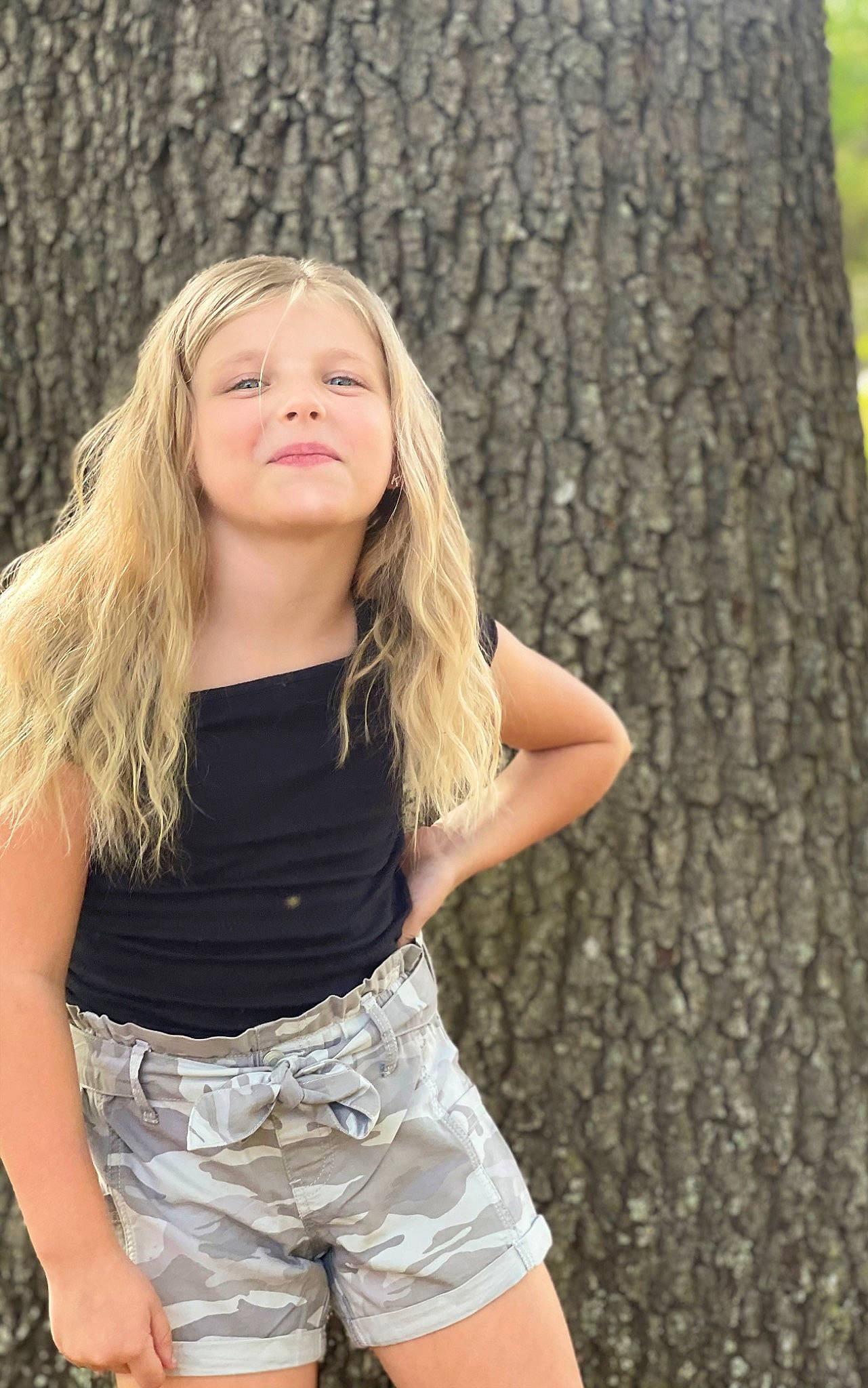 Kaia joined the competition — help win amazing prizes! black_hair, face, fashion, flash_photography, grass, hair, happy, head, lip, people_in_nature, person, shorts, shoulder, skin, smile, street_fashion, thigh, trunk, waist, wood