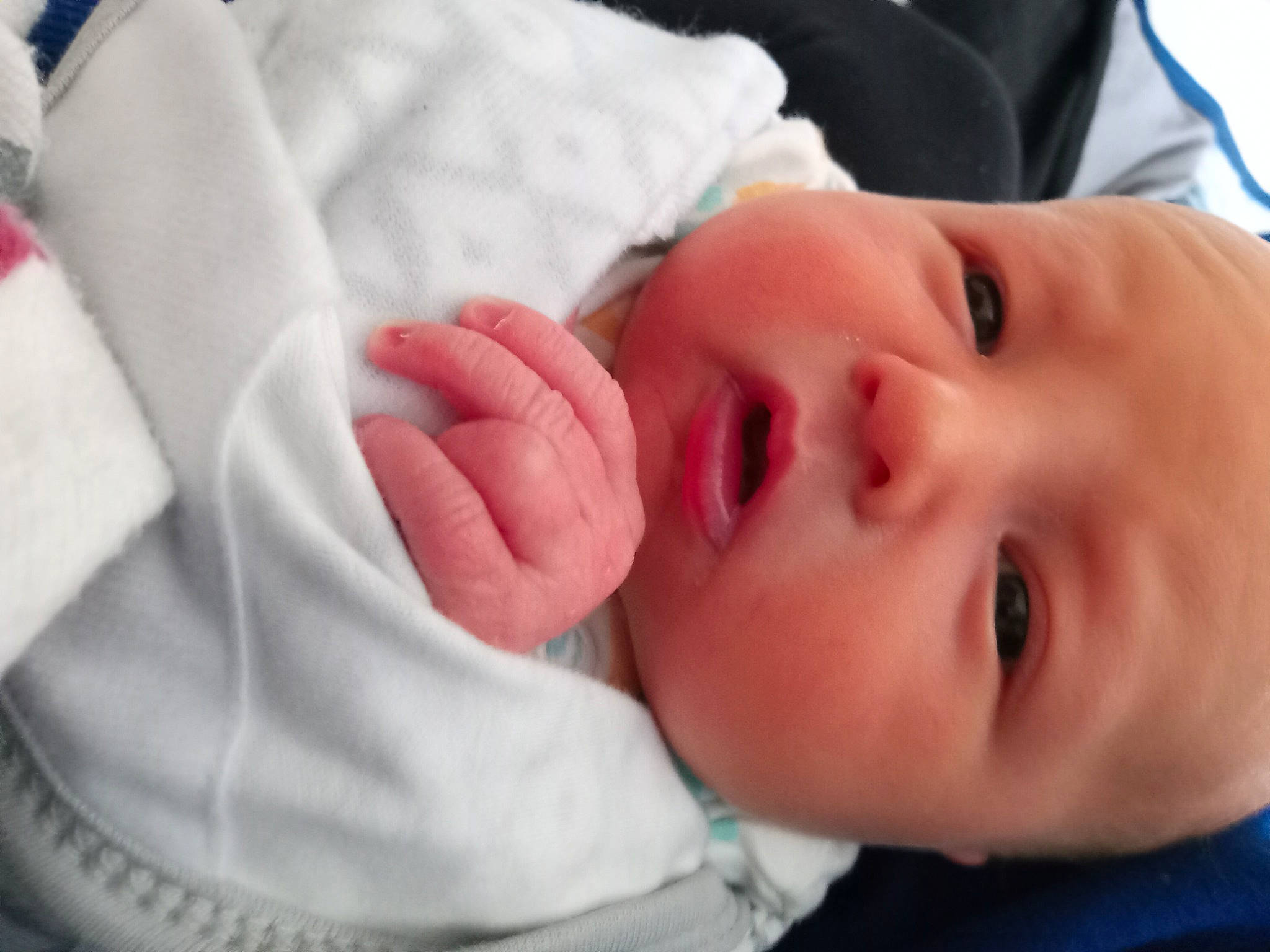 Anthony is registered to the contest to win money with this photo: baby, baby_toddler_clothing, cheek, child, comfort, eye, eyebrow, eyelash, finger, gesture, happy, iris, lip, mouth, nail, nose, person, skin, smile, thumb