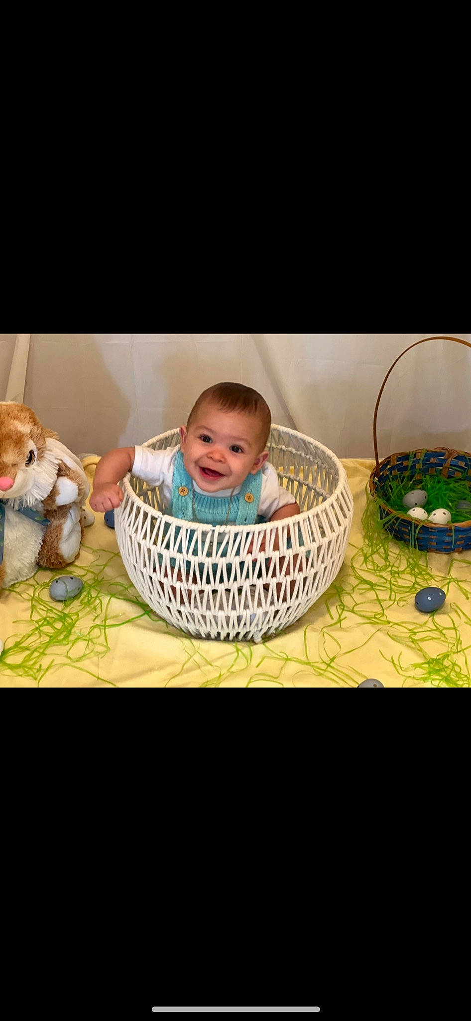 Adriel joined the competition — help win amazing prizes! baby, baby_products, baby_toddler_clothing, basket, circle, comfort, dishware, grass, happy, joy, linens, metal, pattern, person, serveware, sleeve, smile, table, tableware, toddler