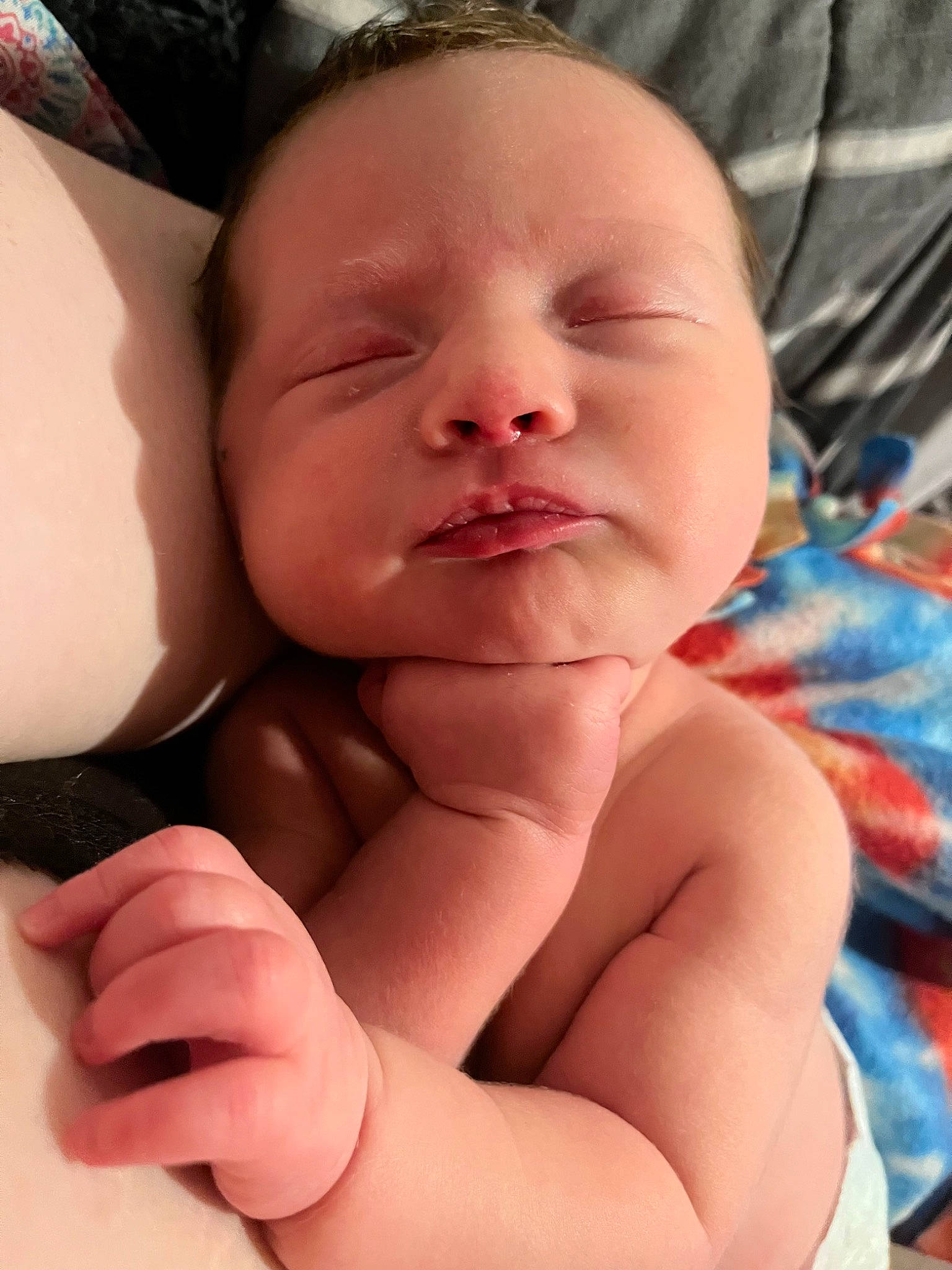 Prudence is registered to the contest to win money with this photo: baby, cheek, comfort, eye, eyebrow, eyelash, finger, gesture, hand, happy, lip, mouth, nail, nose, person, pink, product, skin, smile, thumb