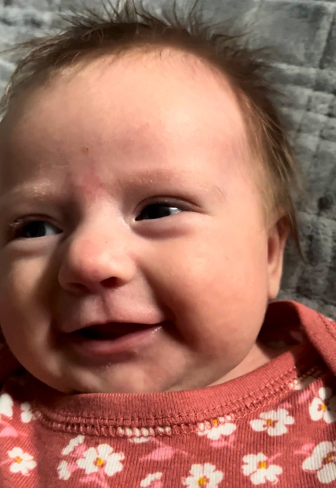 Prudence joined the competition — help win amazing prizes! baby, baby_toddler_clothing, cheek, chin, ear, eye, eyebrow, eyelash, facial_expression, forehead, happy, iris, lip, mouth, nose, organ, person, pink, skin, smile