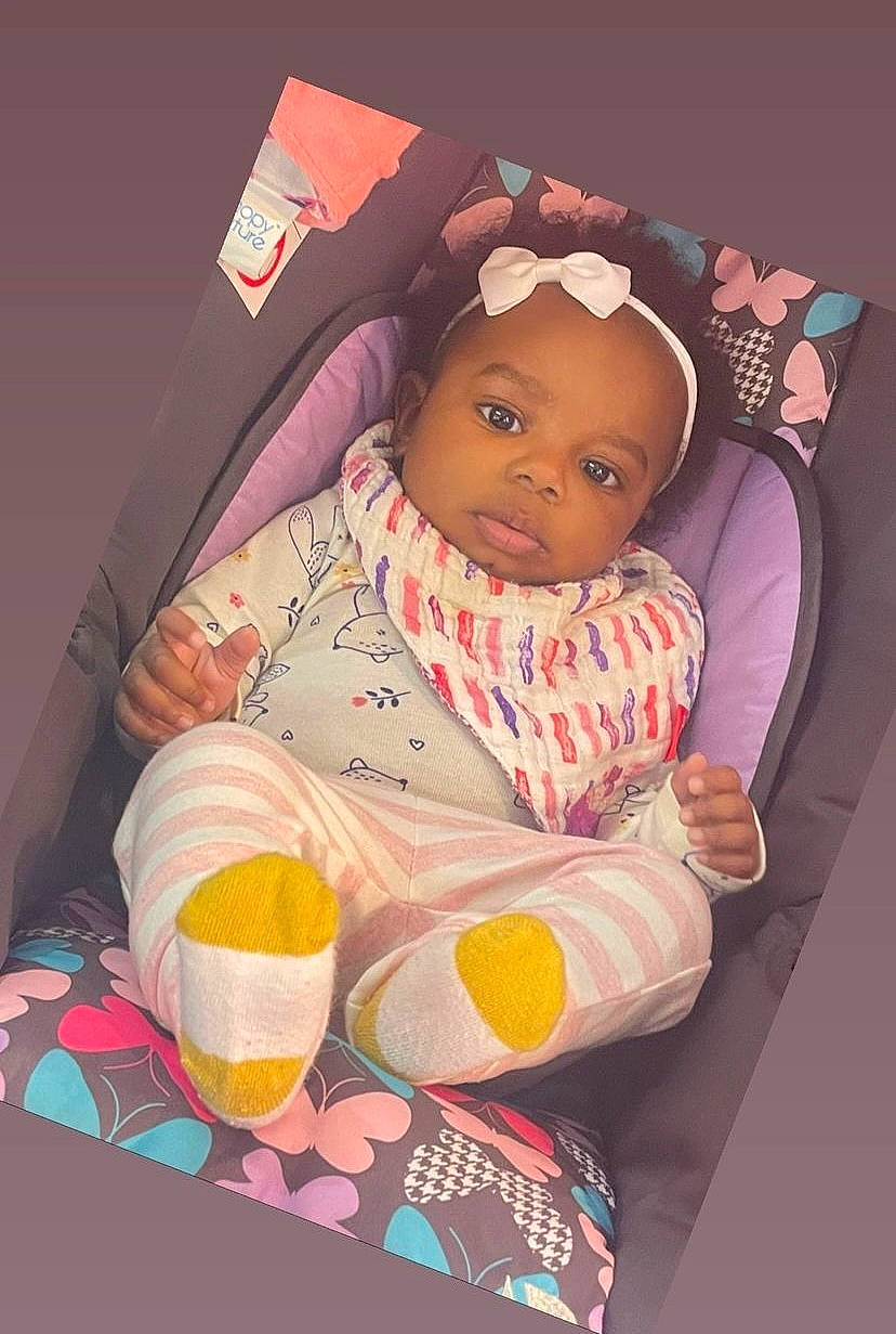 Laila joined the competition — help win amazing prizes! art, baby, baby_carriage, baby_products, baby_toddler_clothing, baby_toys, carmine, cheek, child, doll, linens, magenta, pattern, peach, person, room, sitting, stuffed_toy, textile, toddler