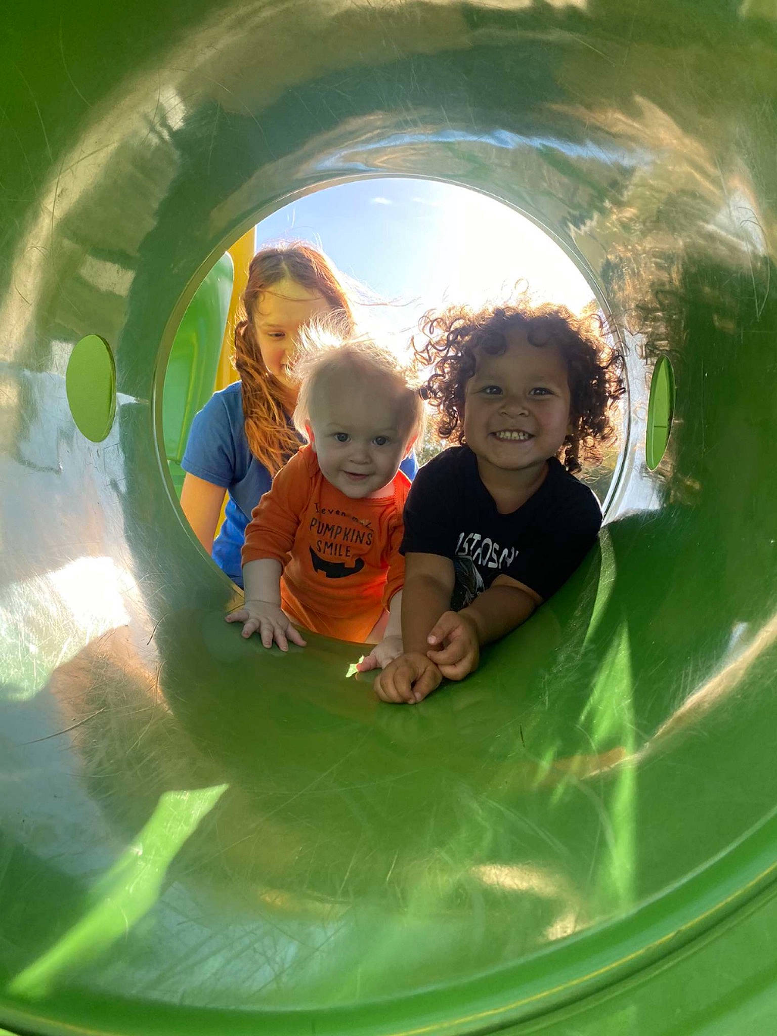 Rowdy joined the competition — help win amazing prizes! aqua, baby, baby_toddler_clothing, child, circle, fun, grass, green, happy, joy, leisure, light, organ, people_in_nature, person, play, playground, recreation, smile, toddler