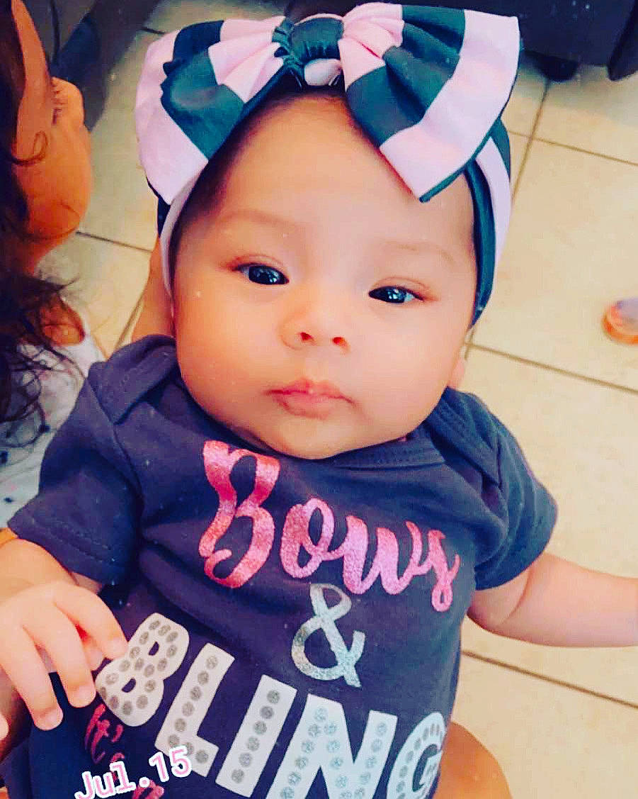 Heaven joined the competition — help win amazing prizes! baby, baby_toddler_clothing, beauty, cheek, child, cool, ear, eye, face, forehead, hair_accessory, head, headband, headgear, lip, nose, person, product, skin, smile