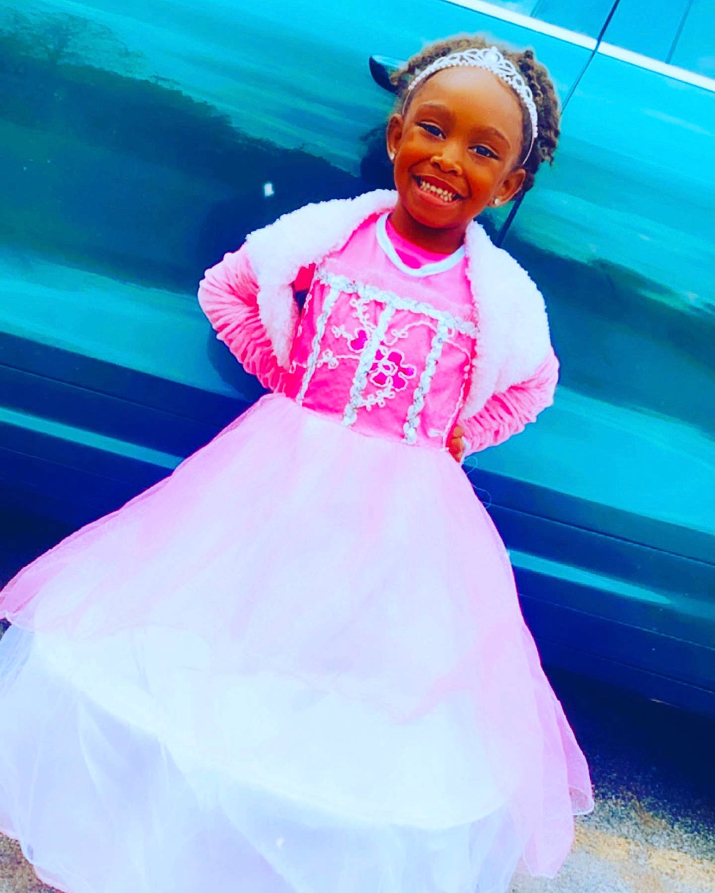 Paityn is registered to the contest to win money with this photo: baby_toddler_clothing, child, dress, electric_blue, embellishment, event, fashion_design, flash_photography, formal_wear, fun, gown, happy, joy, leisure, magenta, person, pink, purple, recreation, sleeve