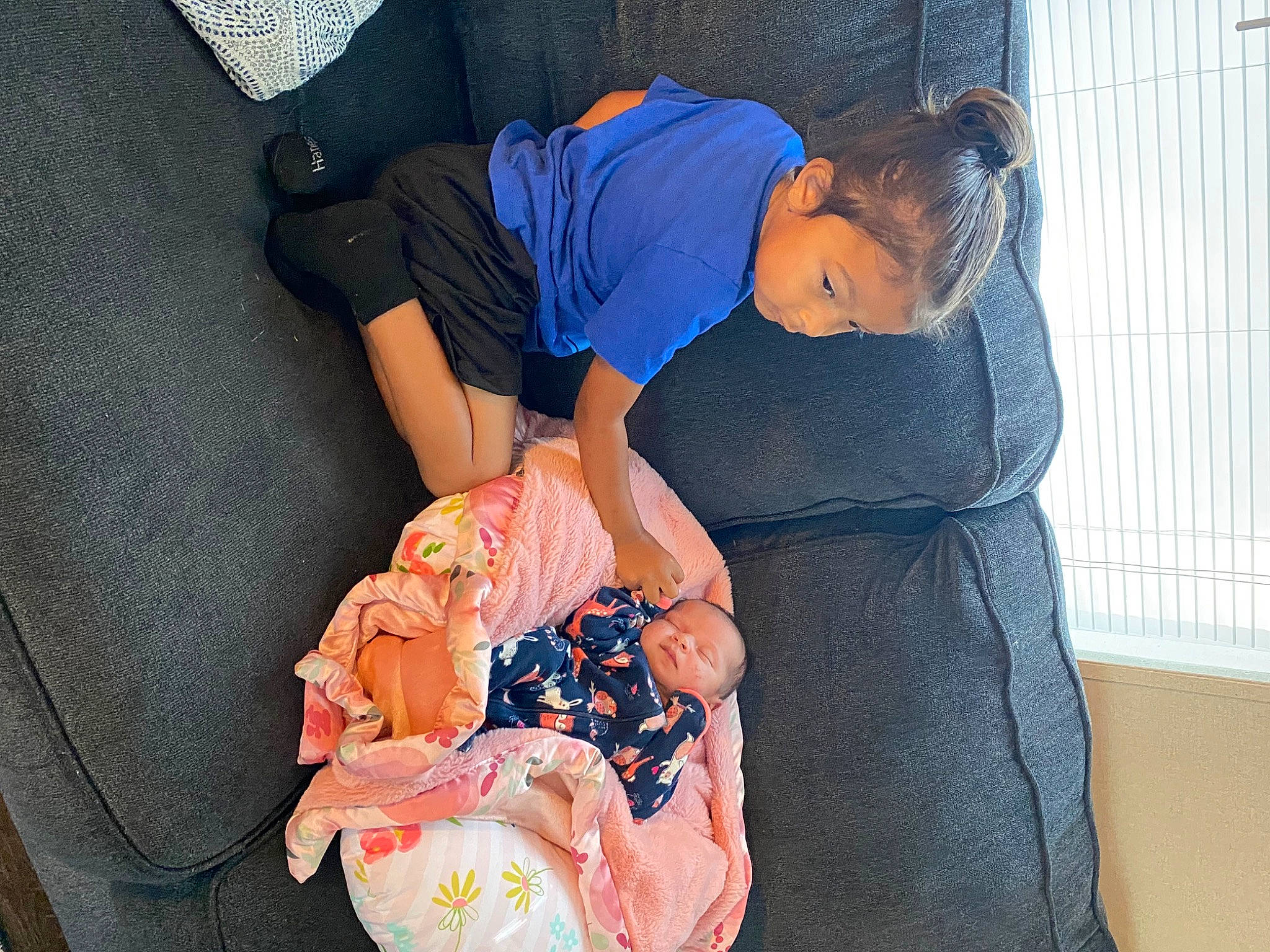 Aliana joined the competition — help win amazing prizes! baby, baby_products, child, comfort, elbow, electric_blue, event, fun, knee, lap, leg, nap, person, room, sitting, textile, thigh, toddler, window, window_blind