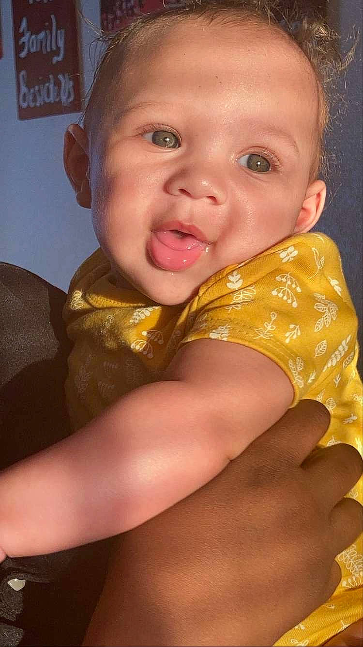 Dax joined the competition — help win amazing prizes! arm, baby, baby_toddler_clothing, cheek, chest, comfort, finger, gesture, hand, happy, iris, lip, nose, person, skin, sleeve, smile, stomach, thumb, toddler