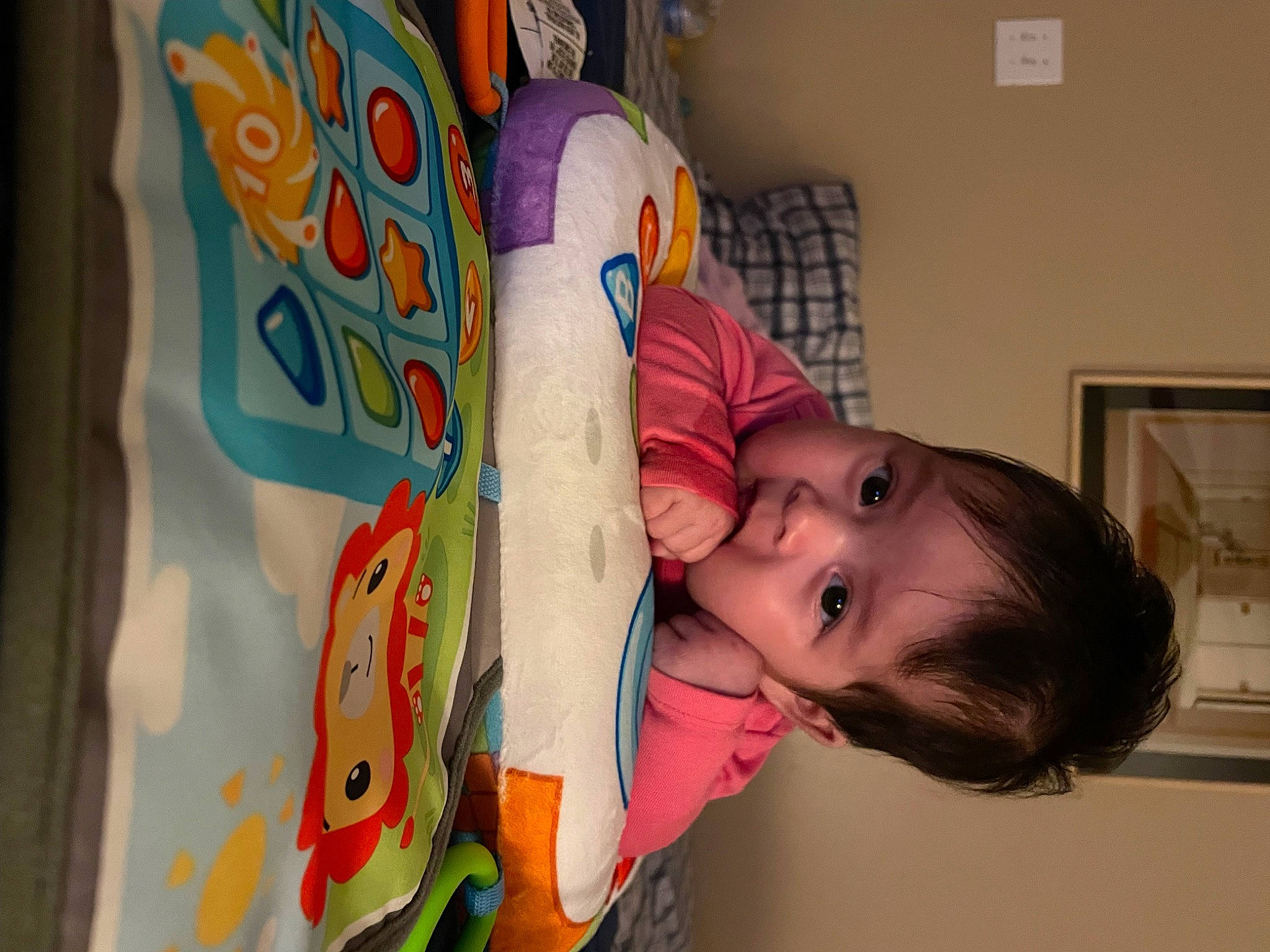 Aria joined the competition — help win amazing prizes! art, baby, baby_products, baby_toddler_clothing, birthday_cake, chair, cheek, child, finger, fun, happy, mouth, nose, person, picture_frame, play, room, smile, t_shirt, toddler